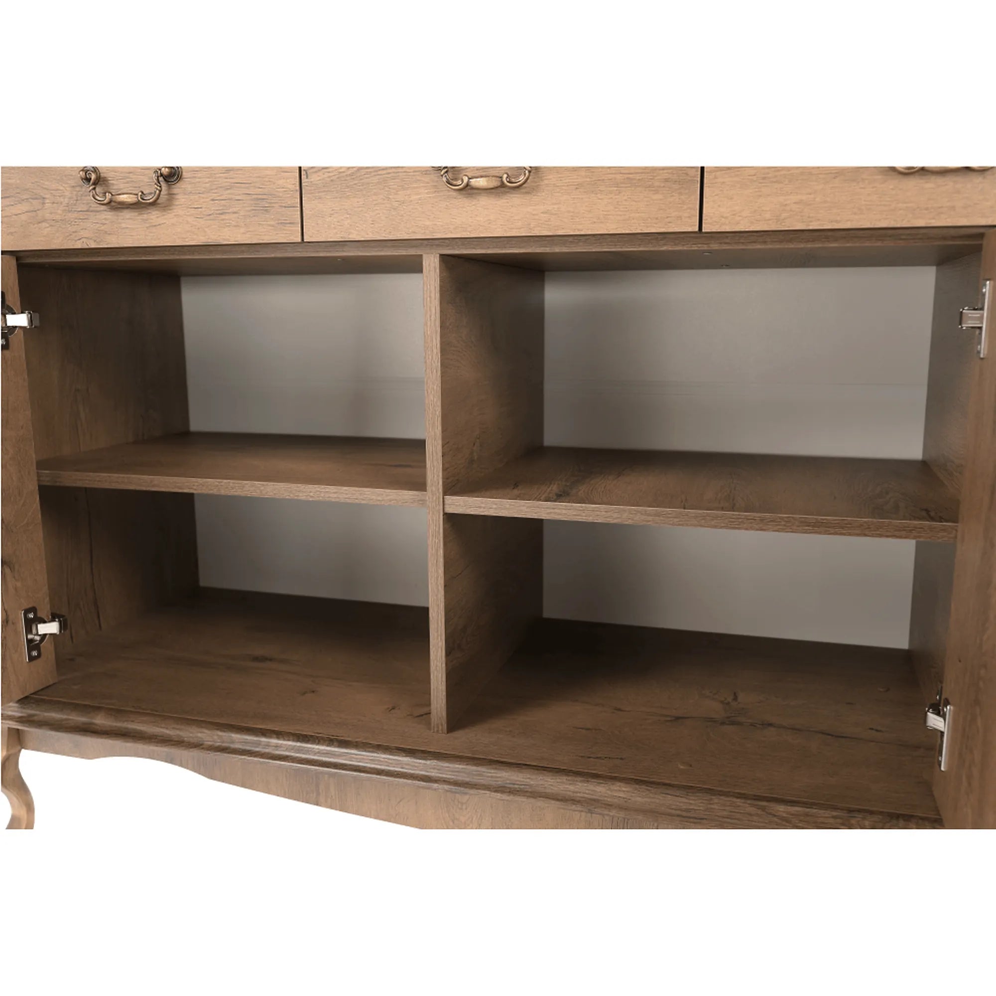 Comoda VILAR DA6, stejar lefkas, DTD laminat, 175x47x89 cm
