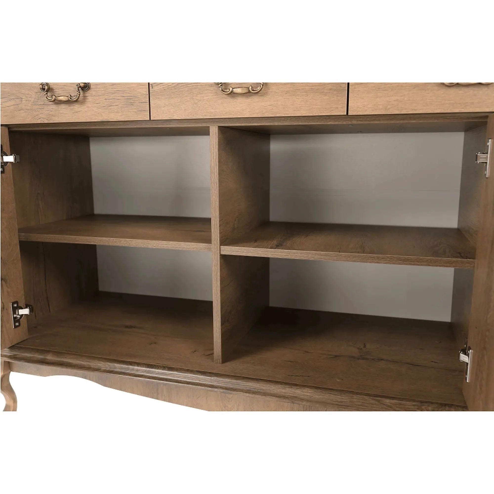 Comoda VILAR DA6, stejar lefkas, DTD laminat, 175x47x89 cm
