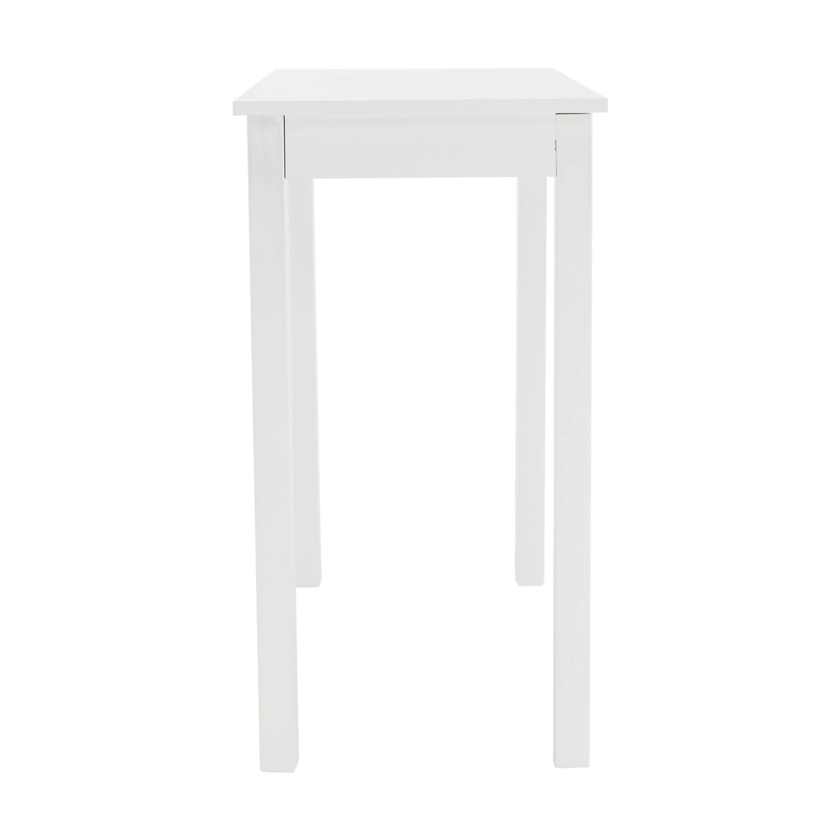 Consola AMYNTAS, alb, 80x40x75 cm