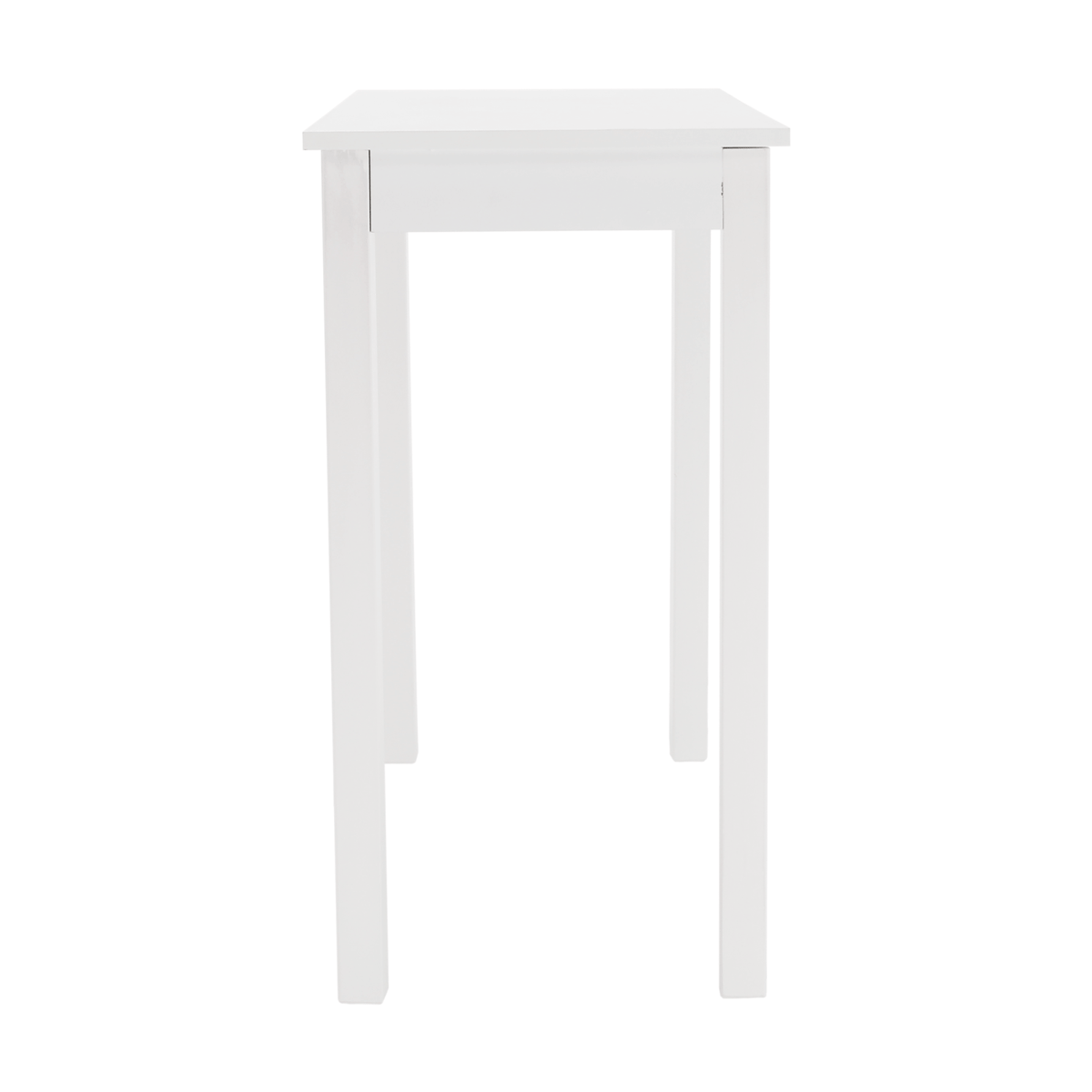 Consola AMYNTAS, alb, 80x40x75 cm
