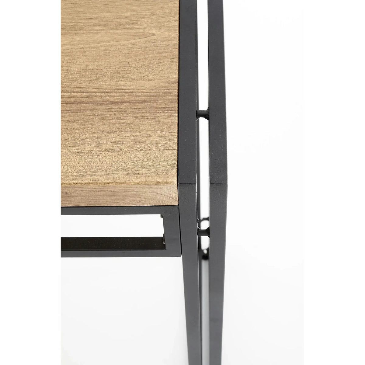 Consola BOLIVAR KN1, stejar auriu/negru, 90x35x76 cm