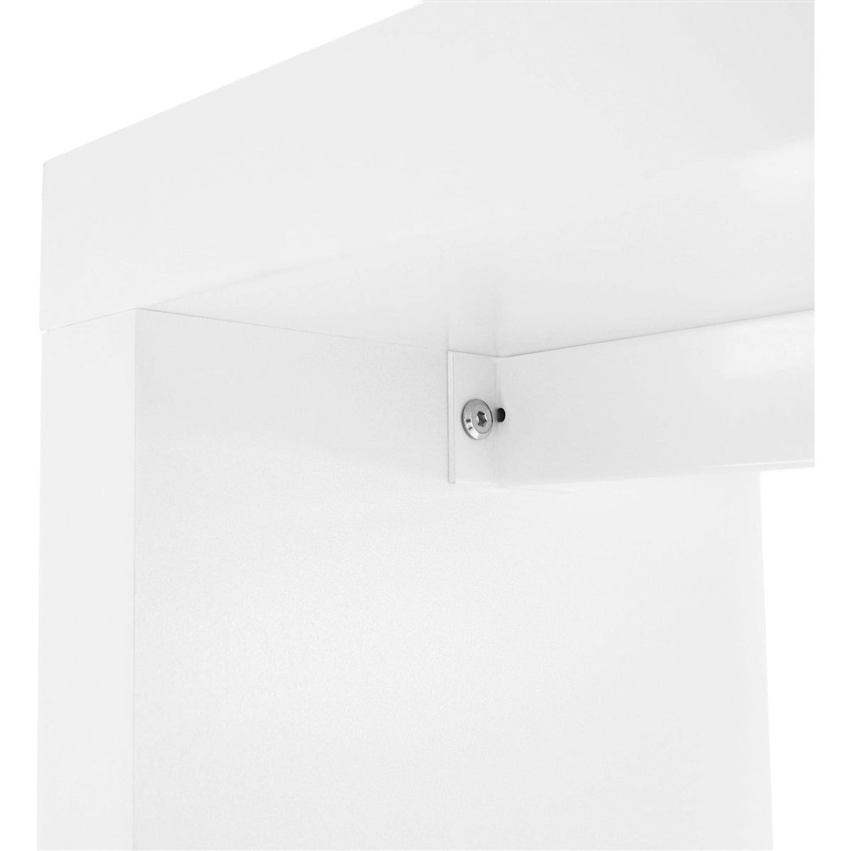 Consola FITRON, alb, PAL laminat, 183x28x80 cm