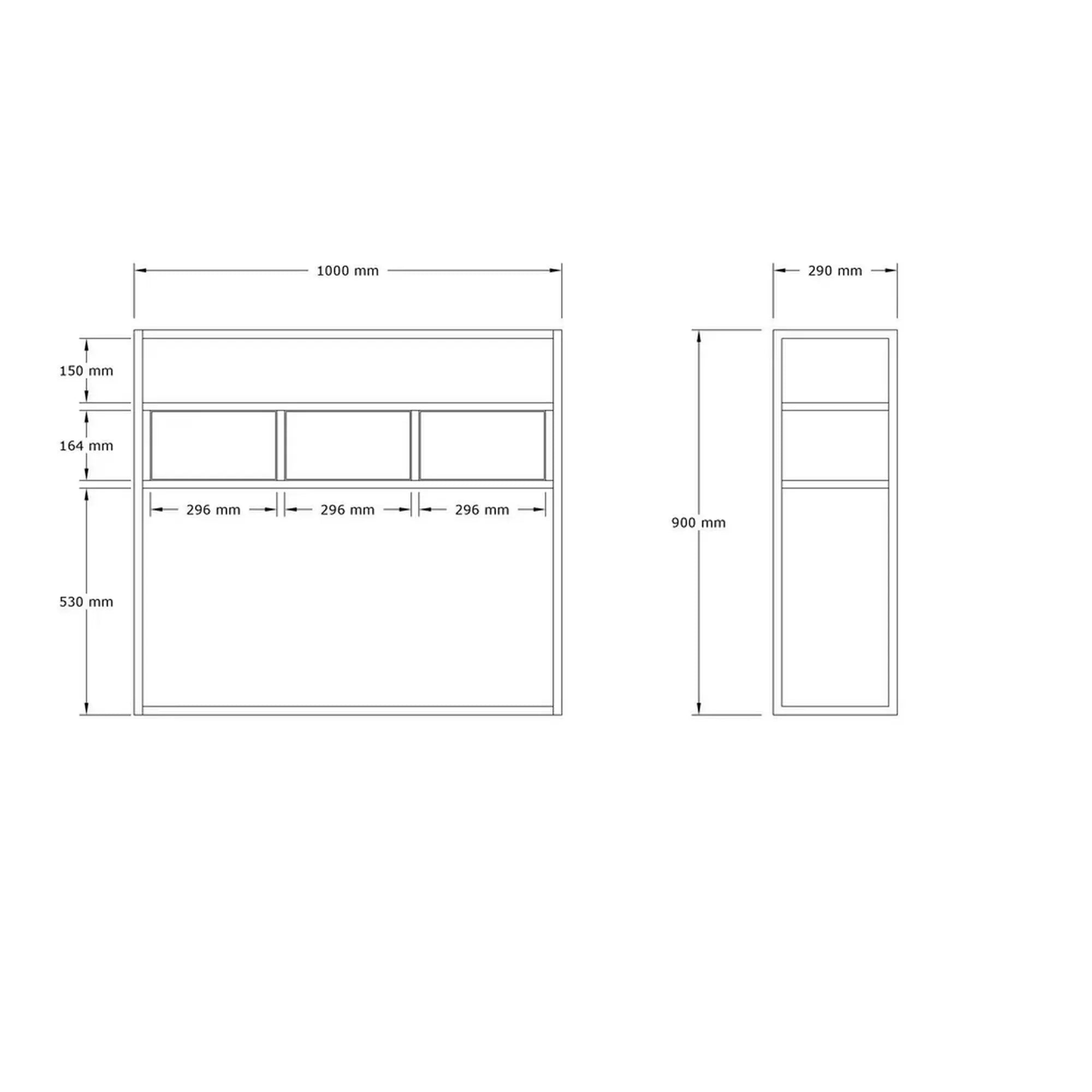 Consola GUARDA, bej cu efect de marmura/auriu, PAL melaminat, 100x29x90 cm