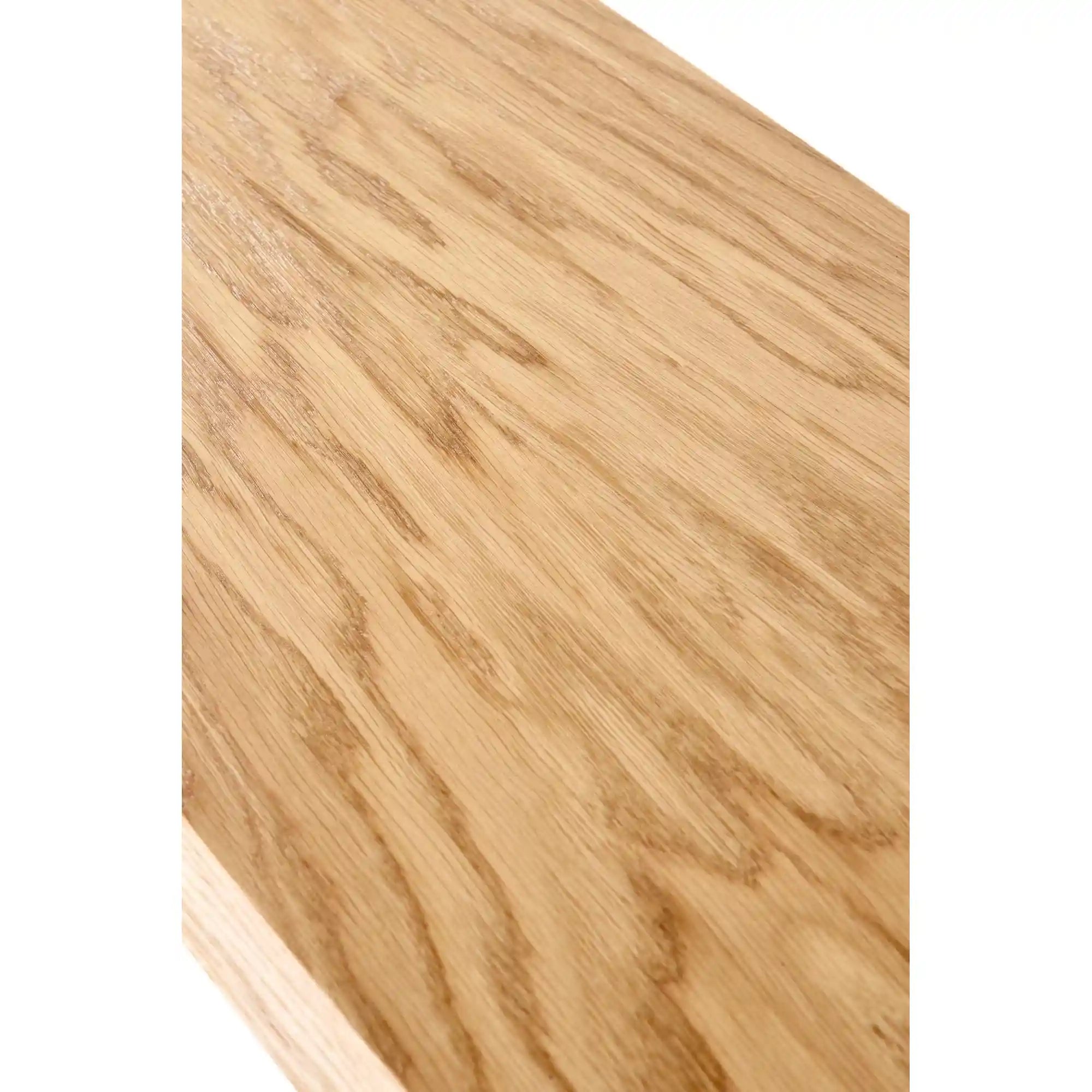 Consola INFERNO, stejar/negru, 106x30x77 cm
