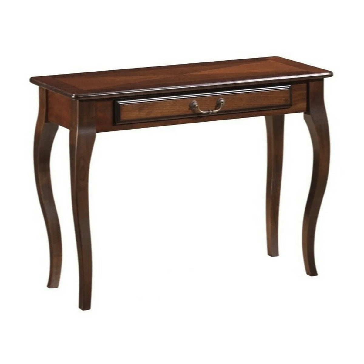 Consola lemn hol PADOVA D, nuc, 104x40x75 cm
