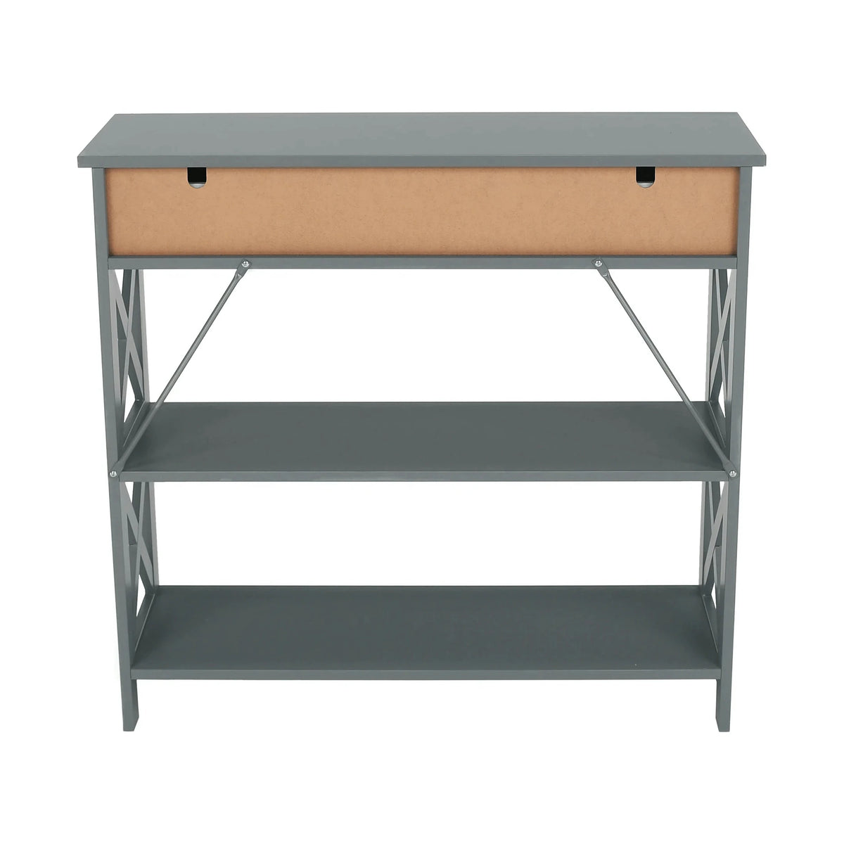 Consola LOMIR, gri, 87x30x80 cm