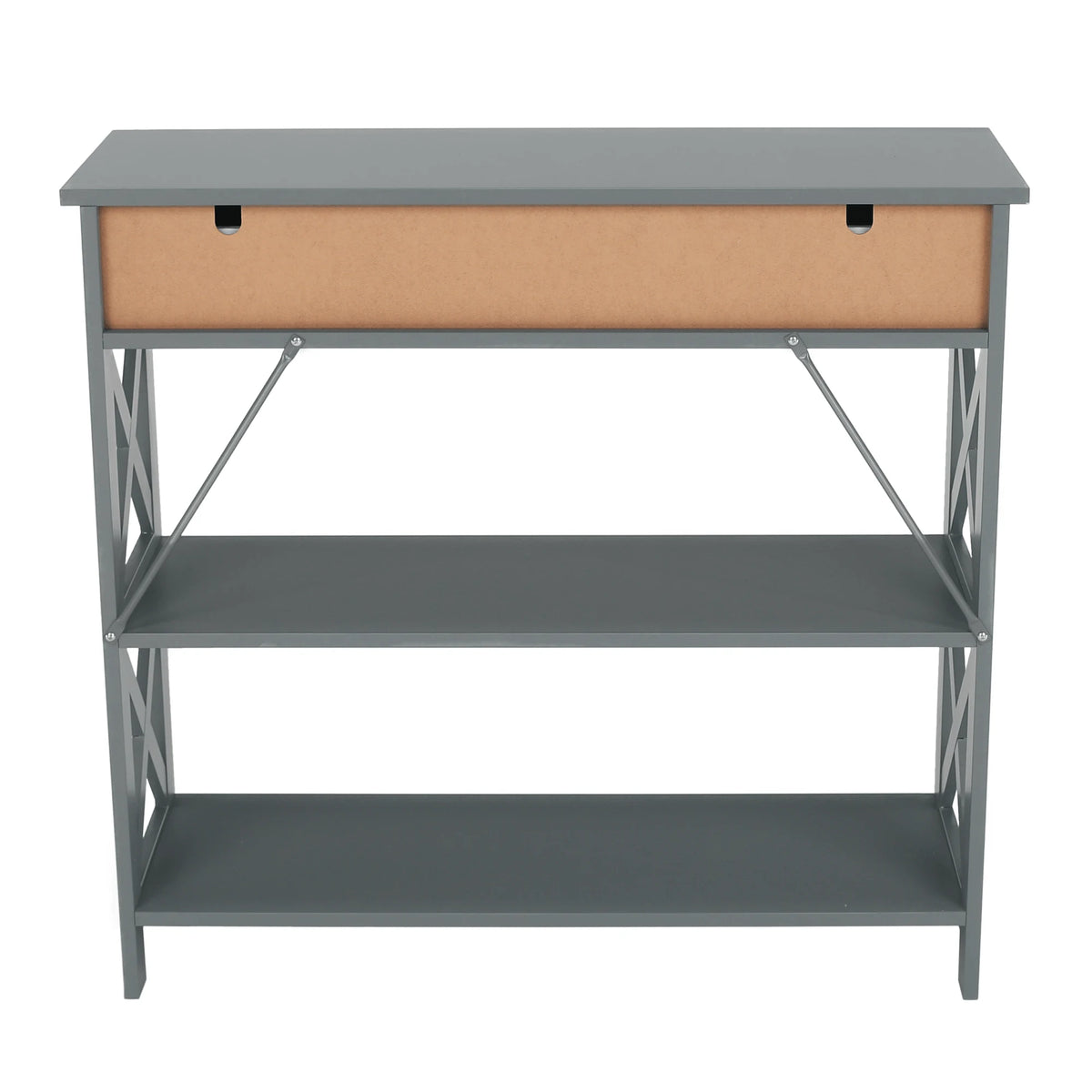 Consola LOMIR, gri, 87x30x80 cm