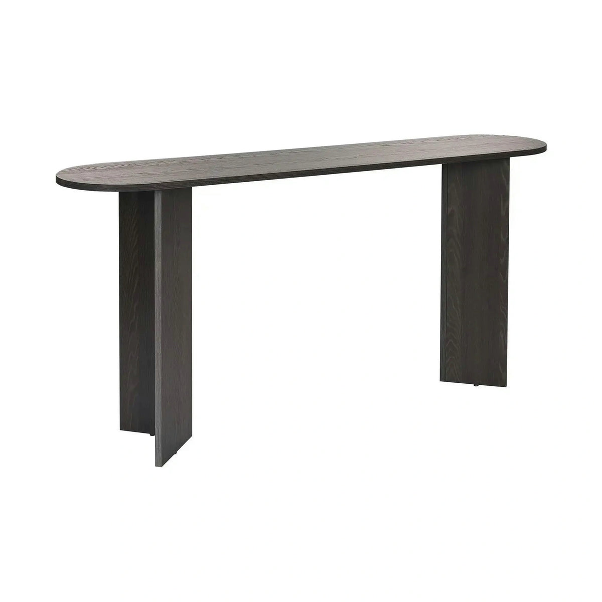 Consola SIRA, negru, PAL, 150x35x75 cm