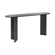 Consola SIRA, negru, PAL, 150x35x75 cm