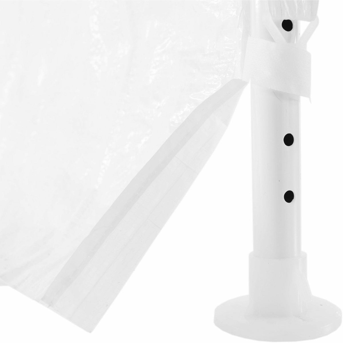 Cort gradina TEKNO TYP 1, alb, polietilena/otel, 300x300x245 cm