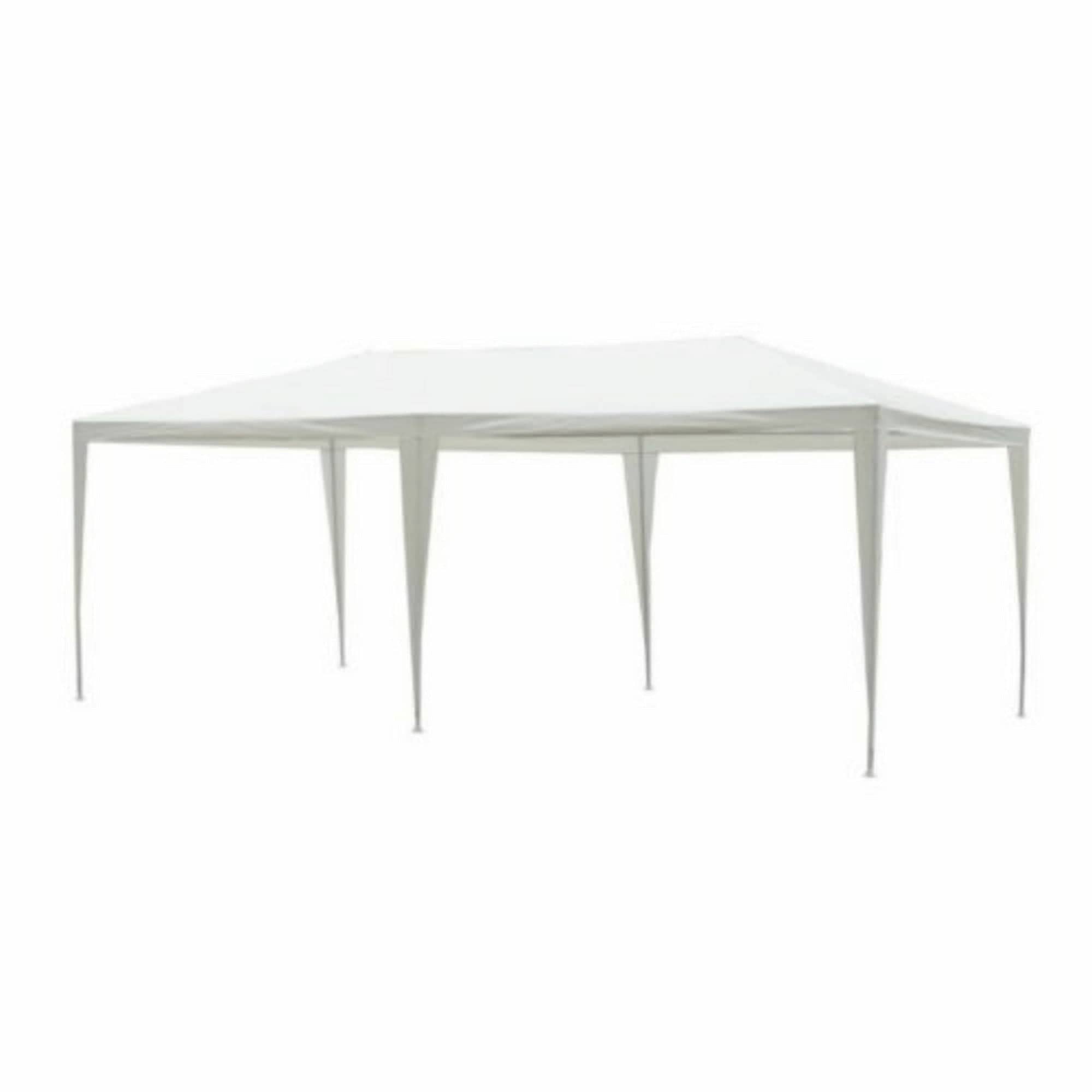 Cort gradina TENKO TYP 2, alb, polietilena/otel, 300x600x245 cm