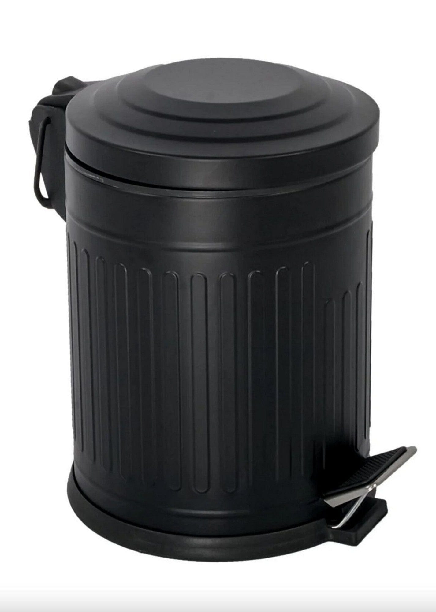 Cos de gunoi D85, negru, metal, 16L