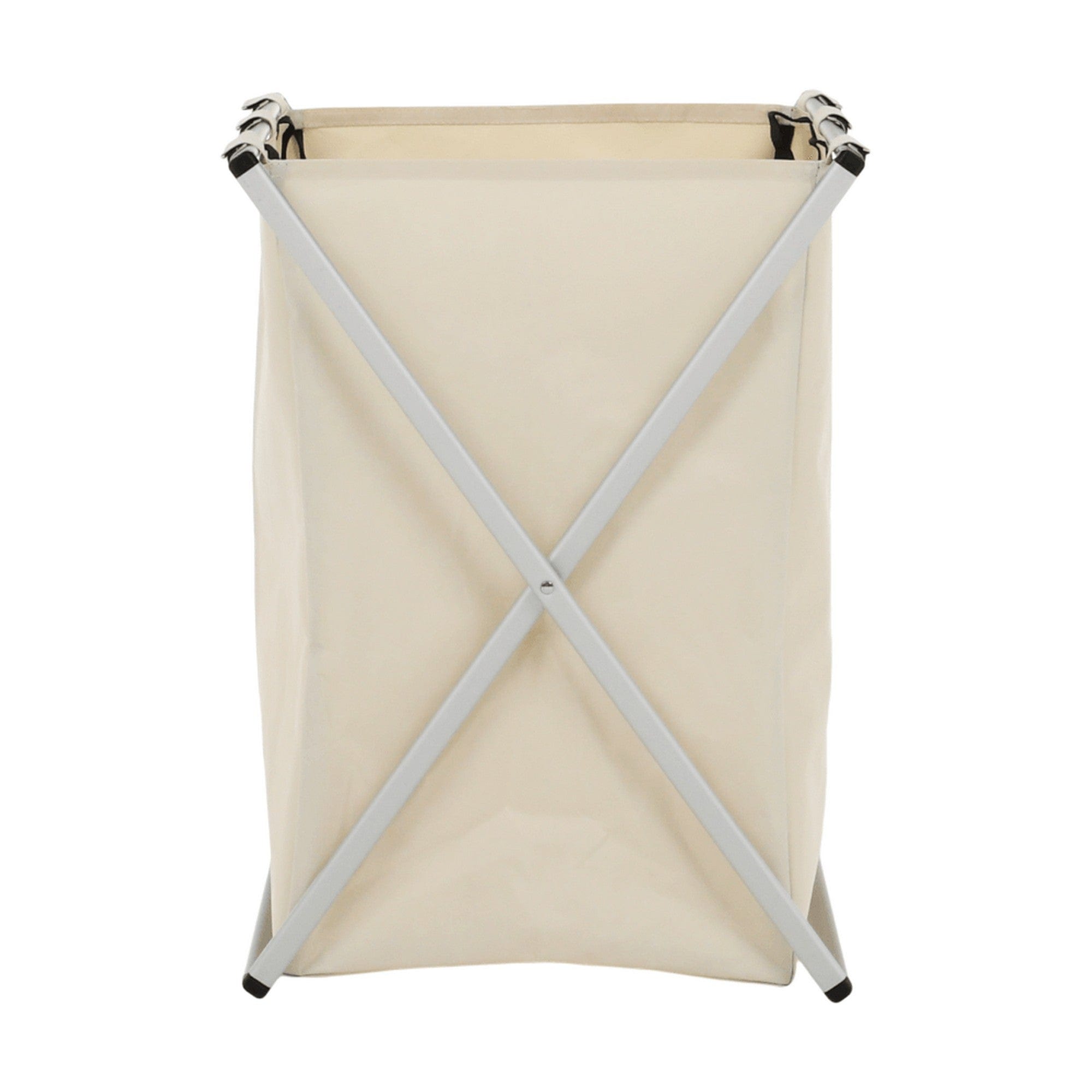 Cos de rufe LAUNDRY NEW TYP 1, bej, material textil/metal, 40x37x58 cm