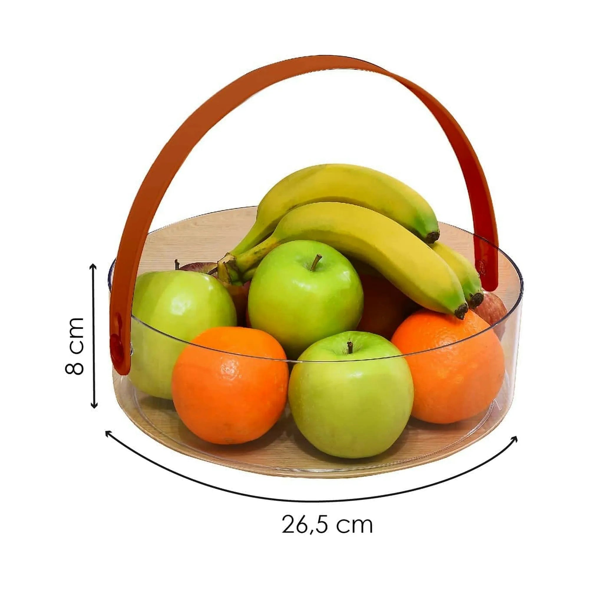 Cos FR175, transparent, plastic, 27x27x8 cm