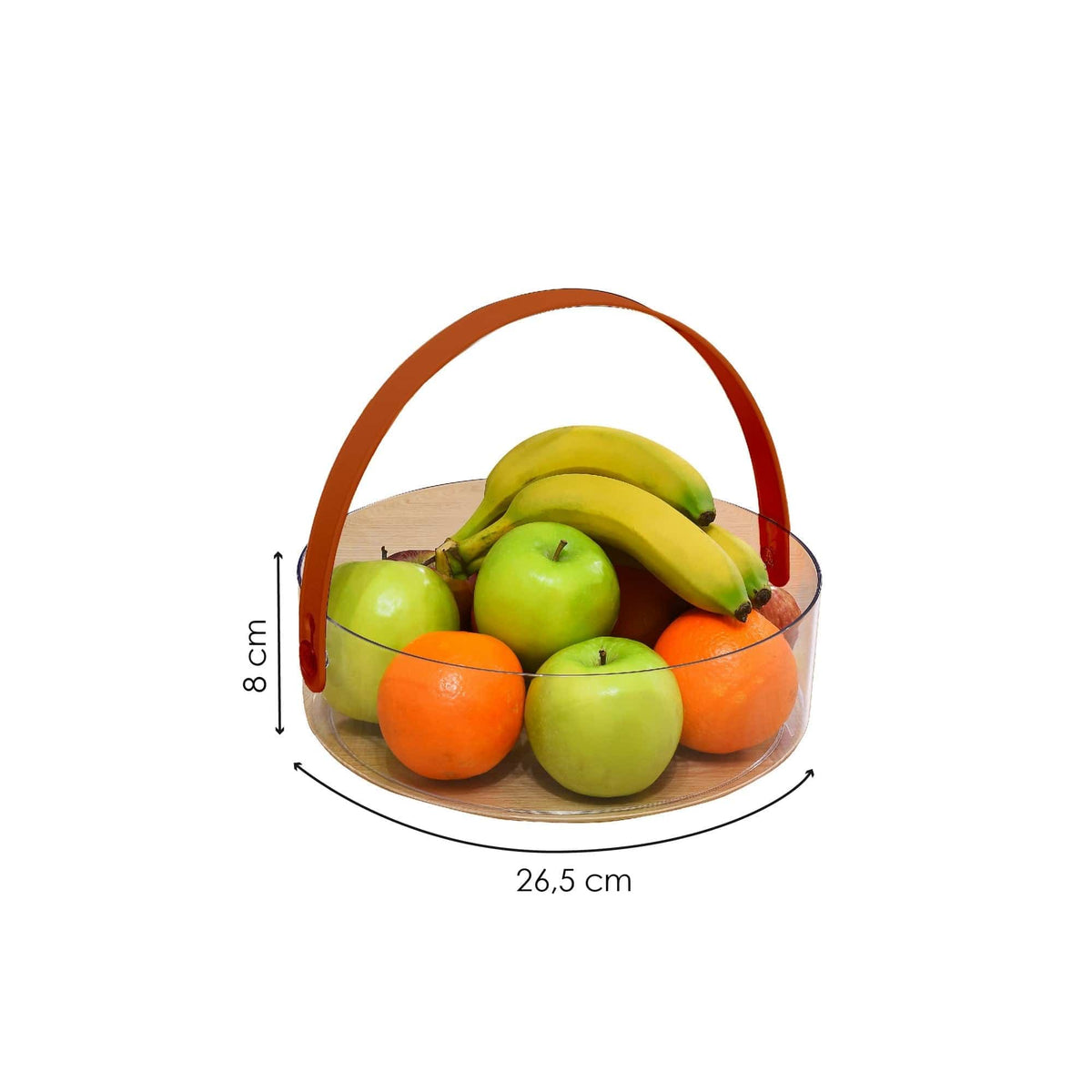 Cos FR175, transparent, plastic, 27x27x8 cm