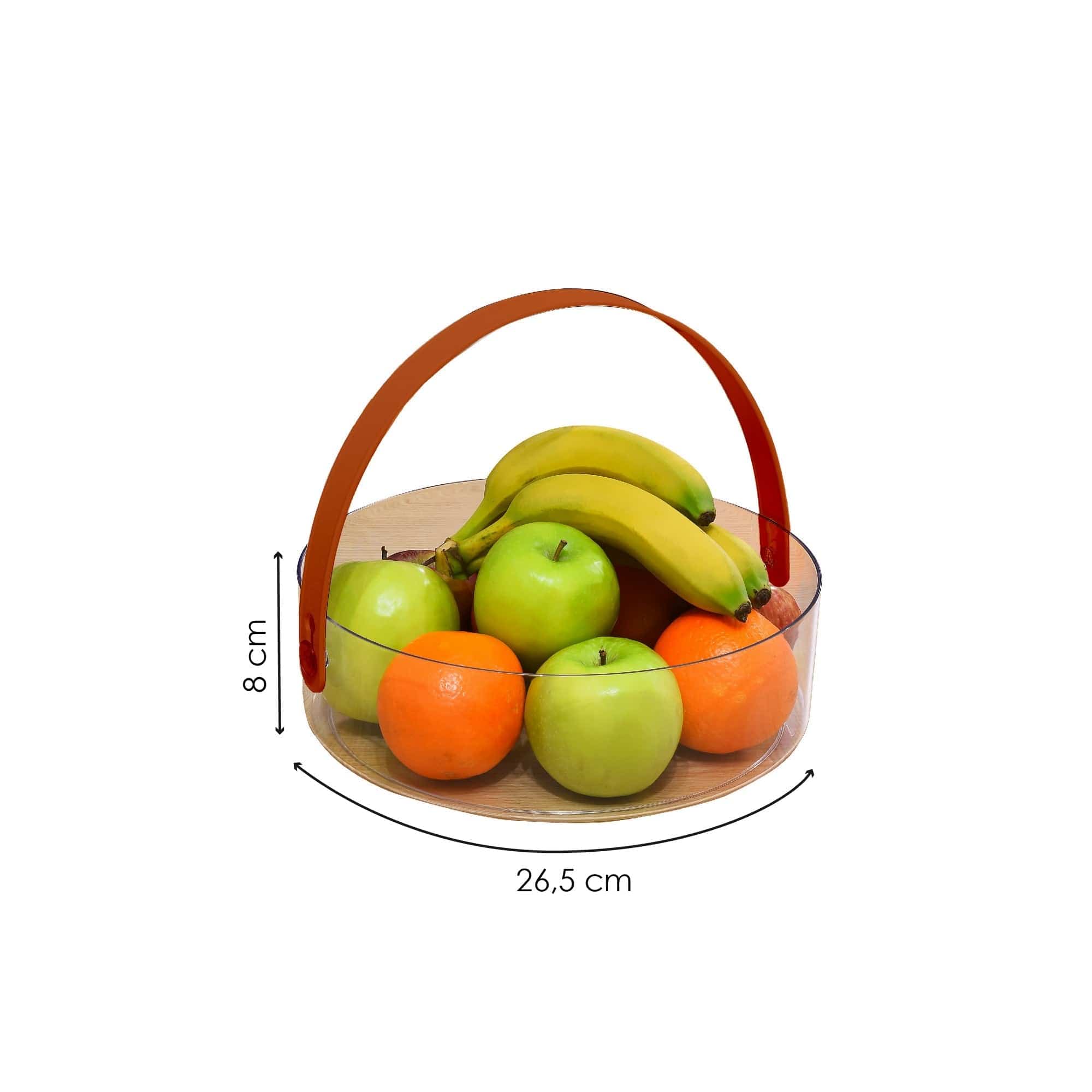 Cos FR175, transparent, plastic, 27x27x8 cm