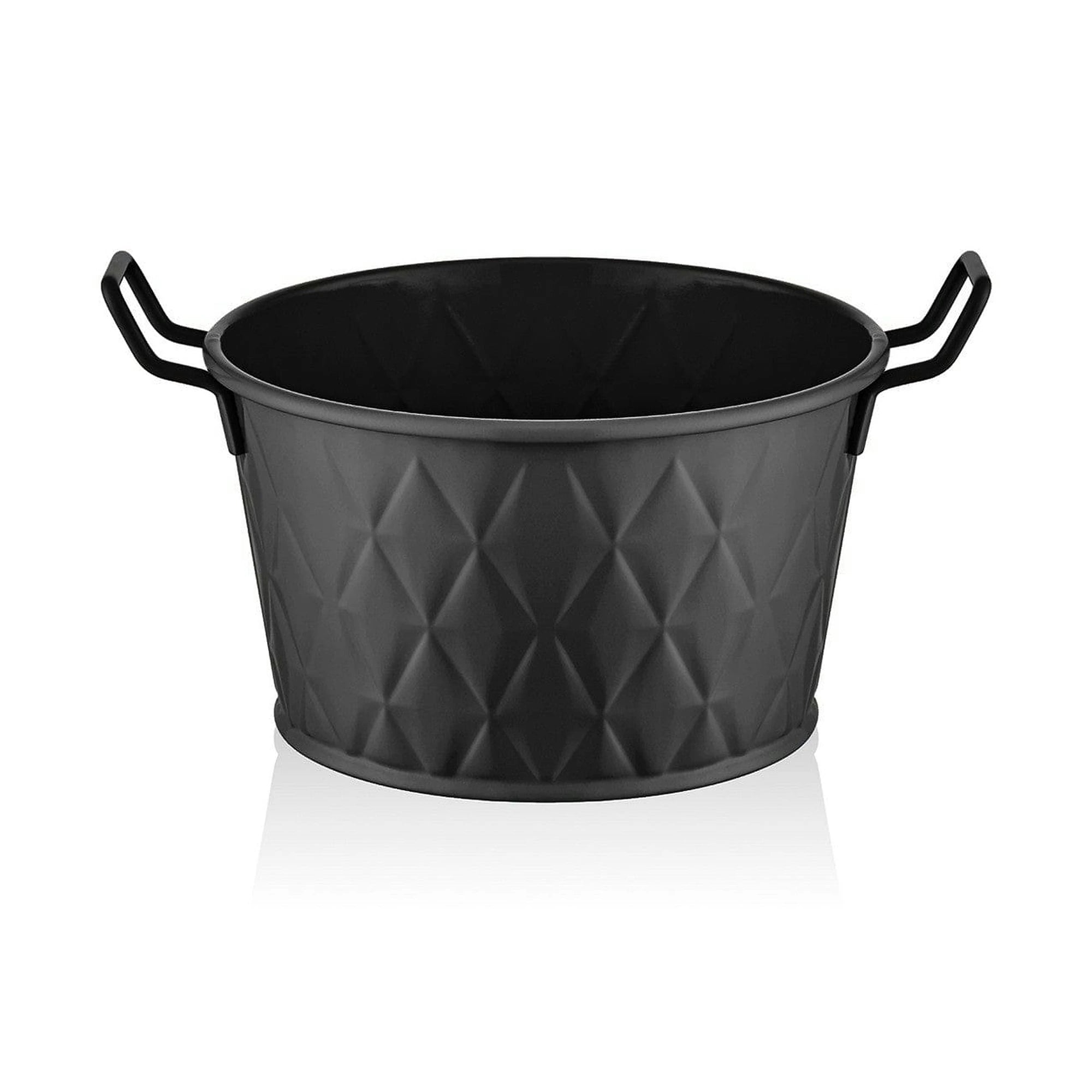Cos paine PZM0128, negru, metal galvanizat, 8x8 cm