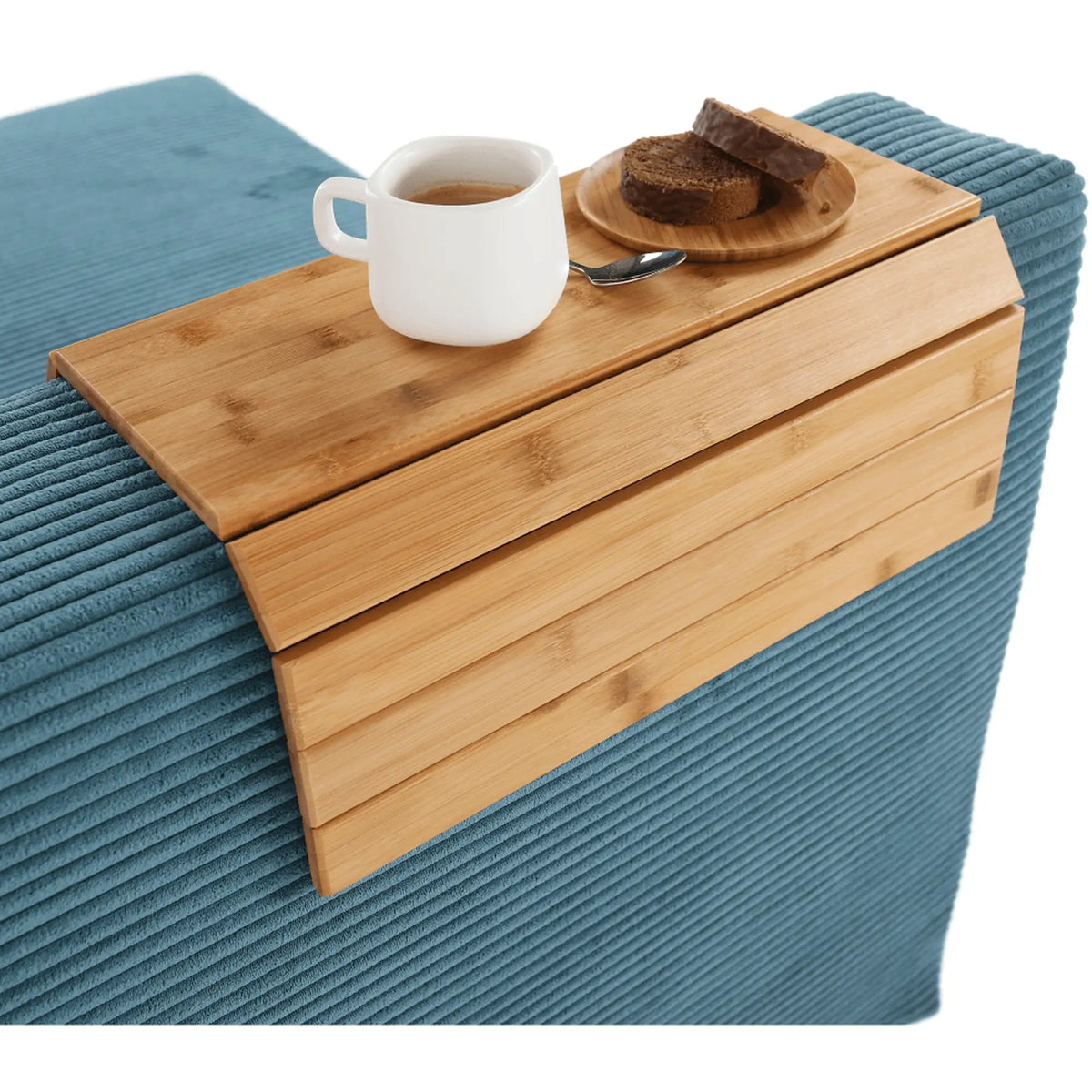 Cotiera flexibila canapea ALTE, stejar, bambus/pasla, 48x1x39 cm