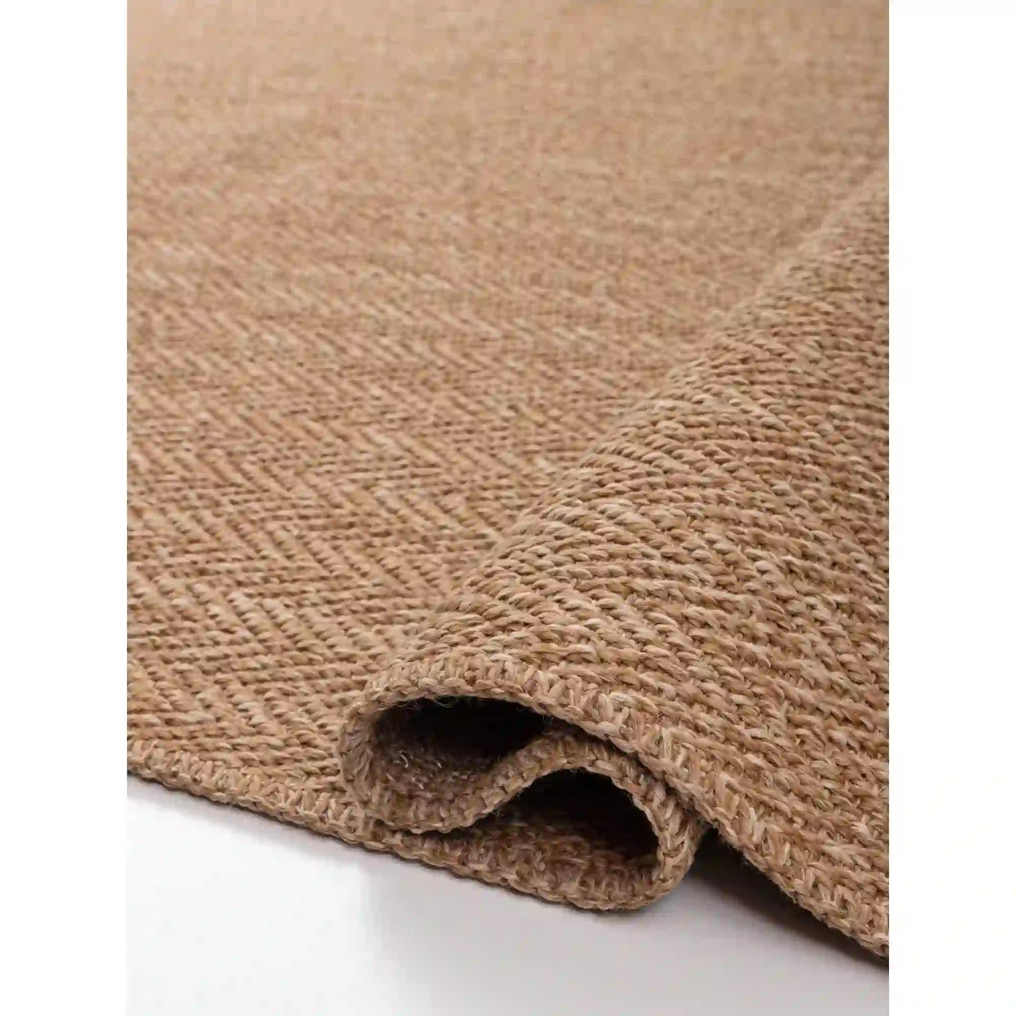 Covor 0503, 60x100 cm, forma dreptunghiulara, iuta, maro