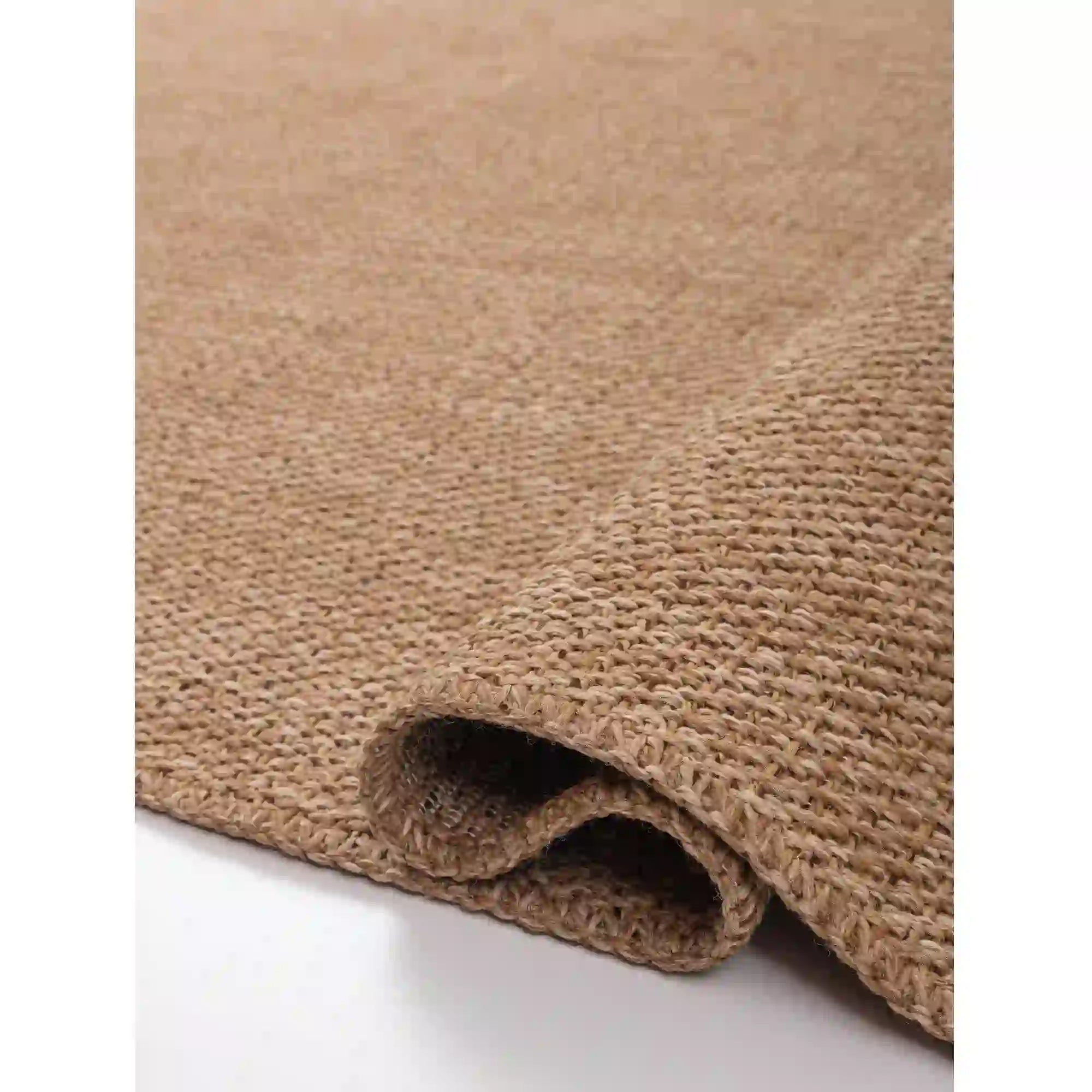 Covor 0604, 60x100 cm, forma dreptunghiulara, iuta, maro