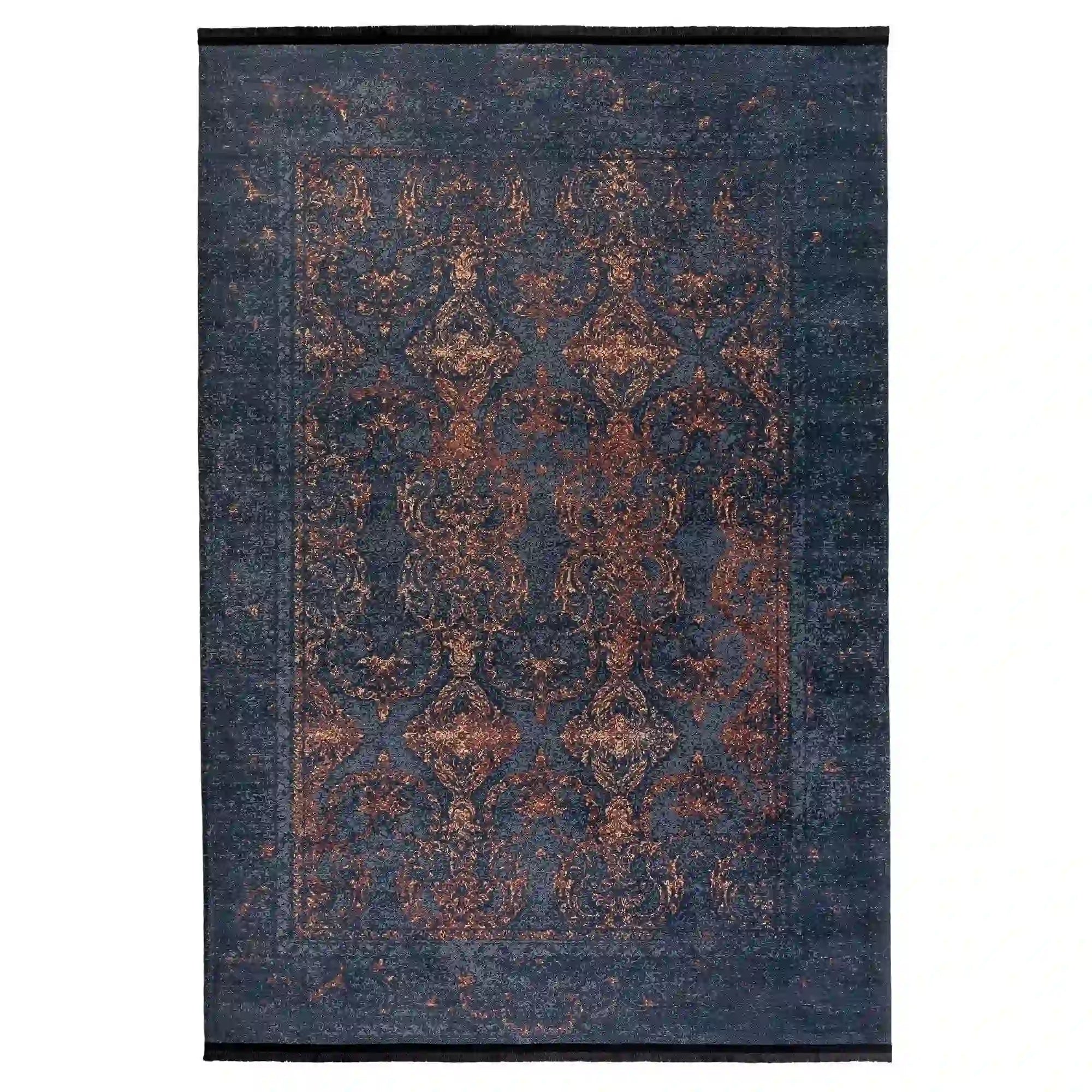 Covor 1013, 80x150 cm, forma dreptunghiulara, tesatura catifelata, multicolor