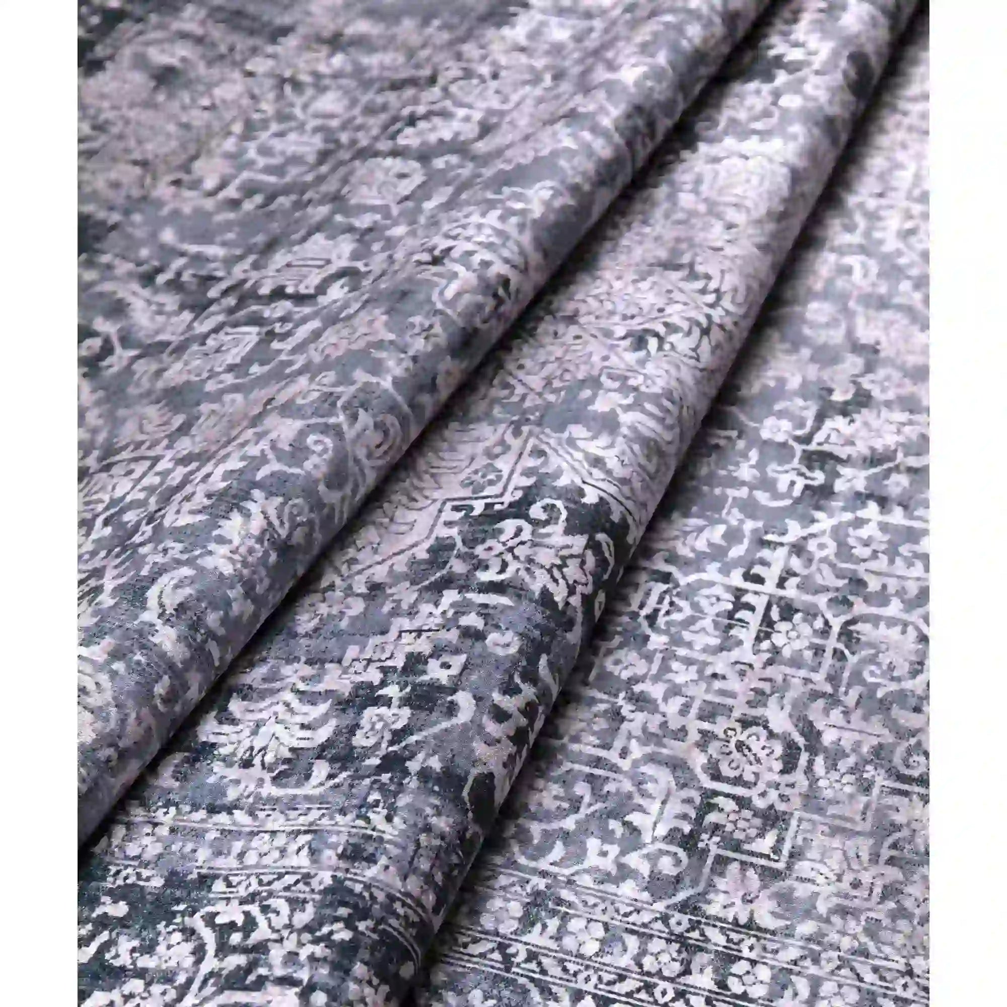 Covor 1028, 80x150 cm, forma dreptunghiulara, tesatura catifelata, multicolor