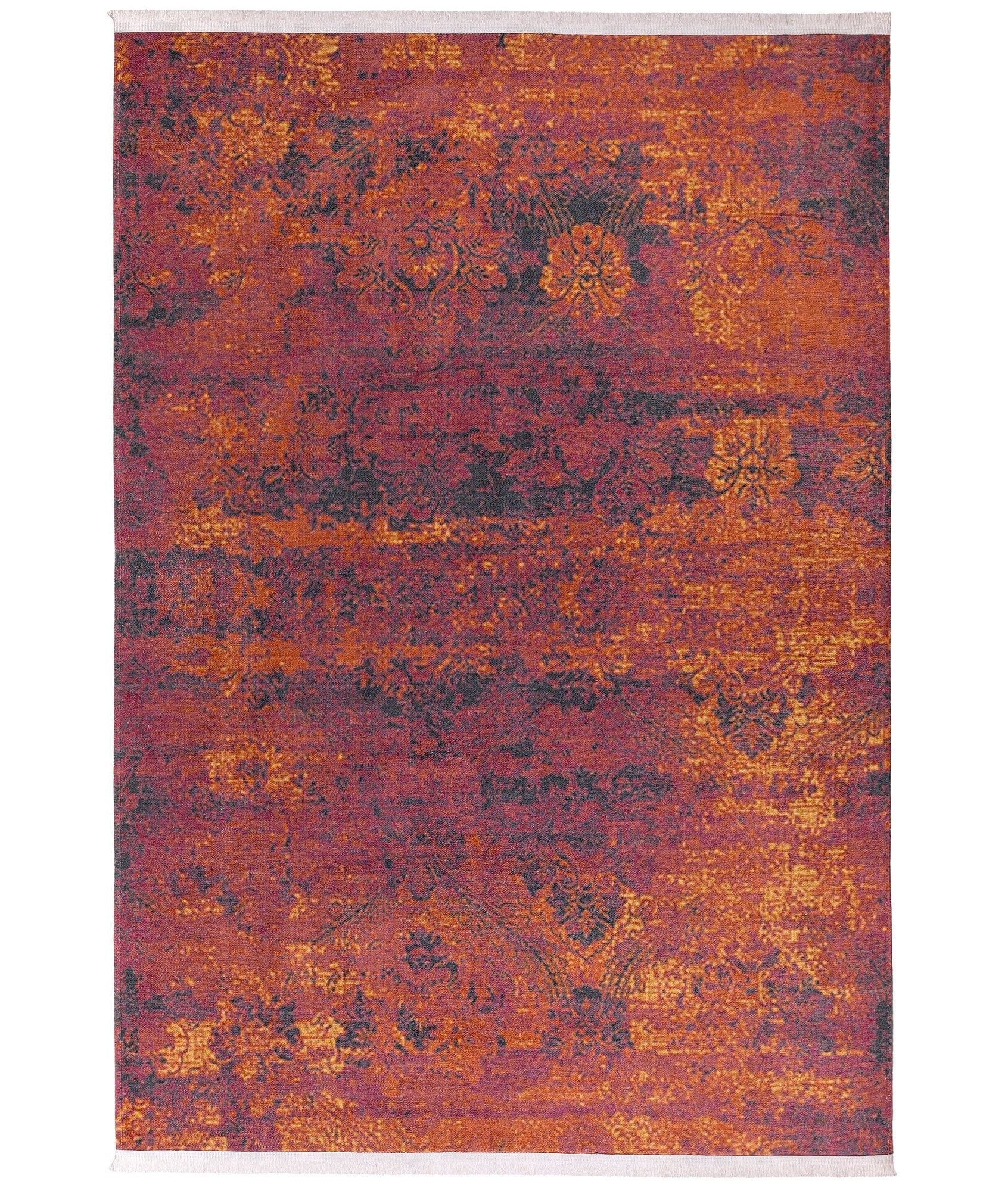 Covor 1069, 80x150 cm, forma dreptunghiulara, tesatura catifelata, multicolor
