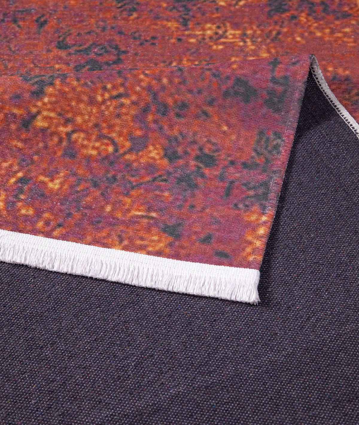 Covor 1069, 80x150 cm, forma dreptunghiulara, tesatura catifelata, multicolor