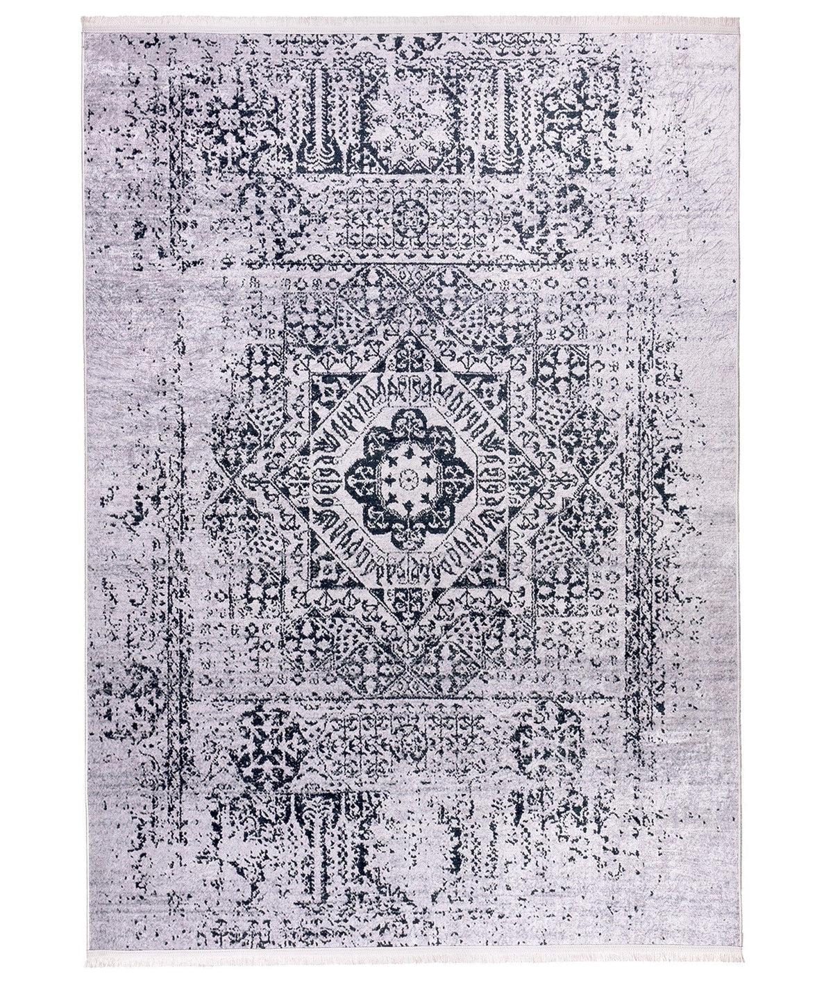 Covor 1072, 80x150 cm, forma dreptunghiulara, tesatura catifelata, multicolor