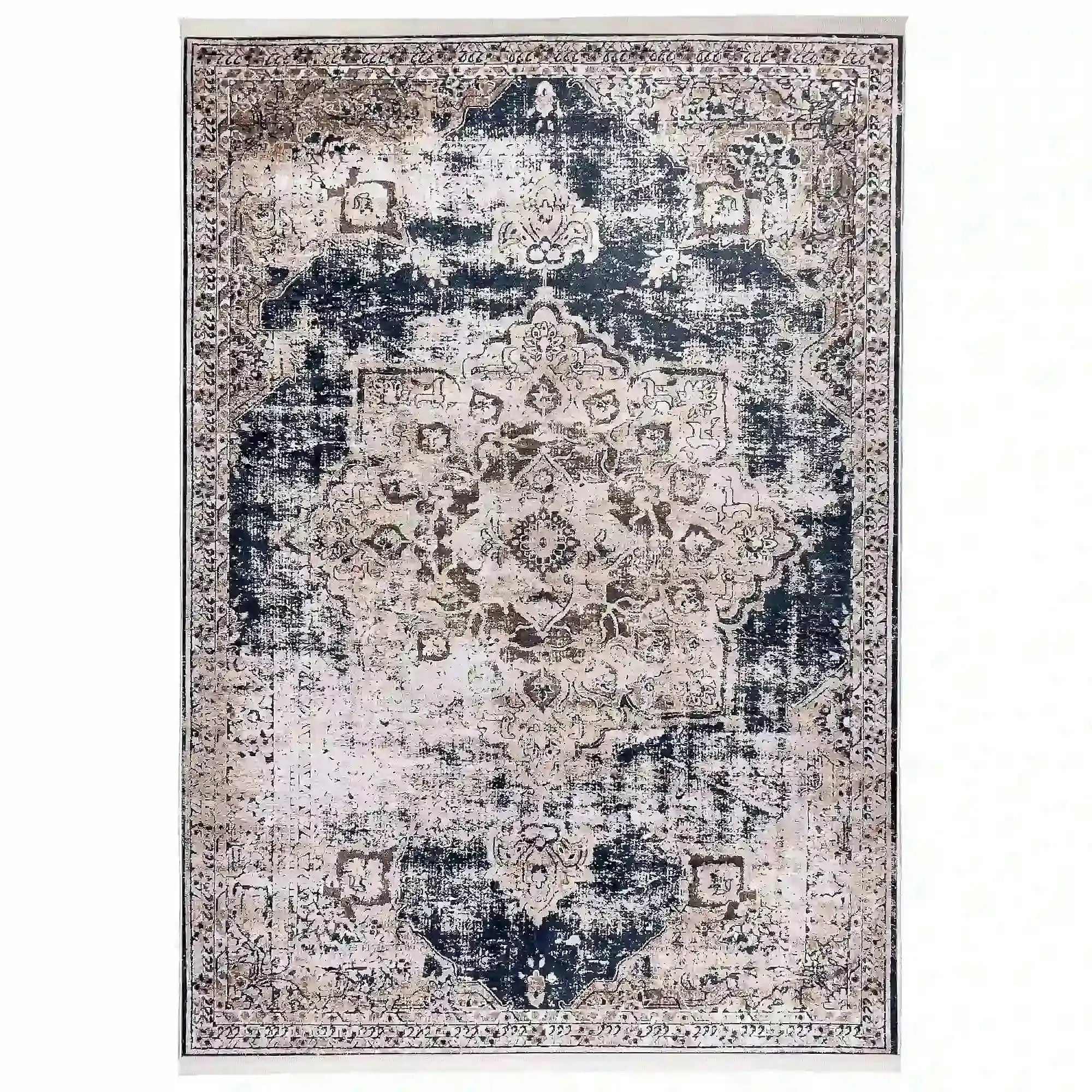 Covor 1090, 80x150 cm, forma dreptunghiulara, tesatura catifelata, multicolor