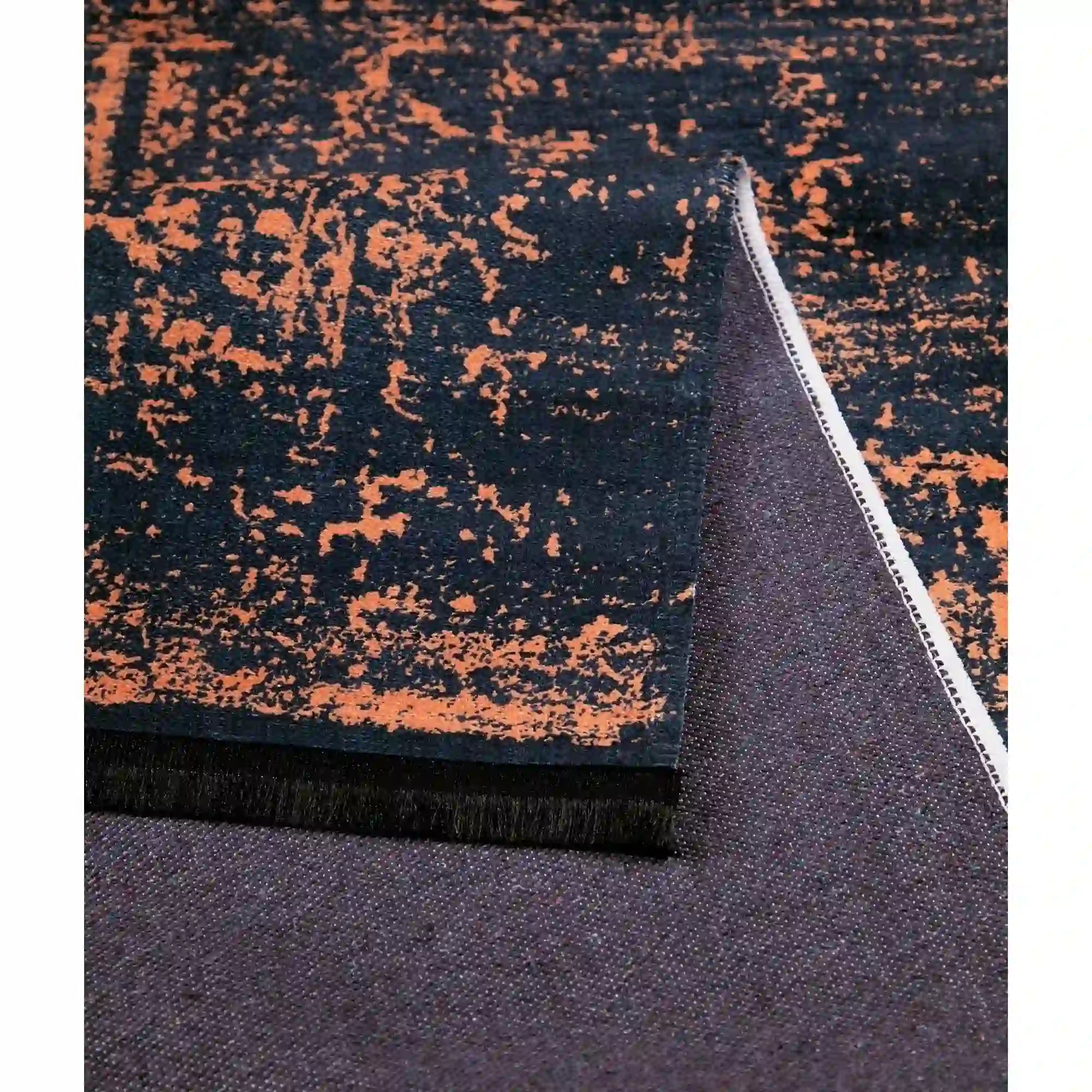 Covor 1104, 80x150 cm, forma dreptunghiulara, tesatura catifelata, multicolor