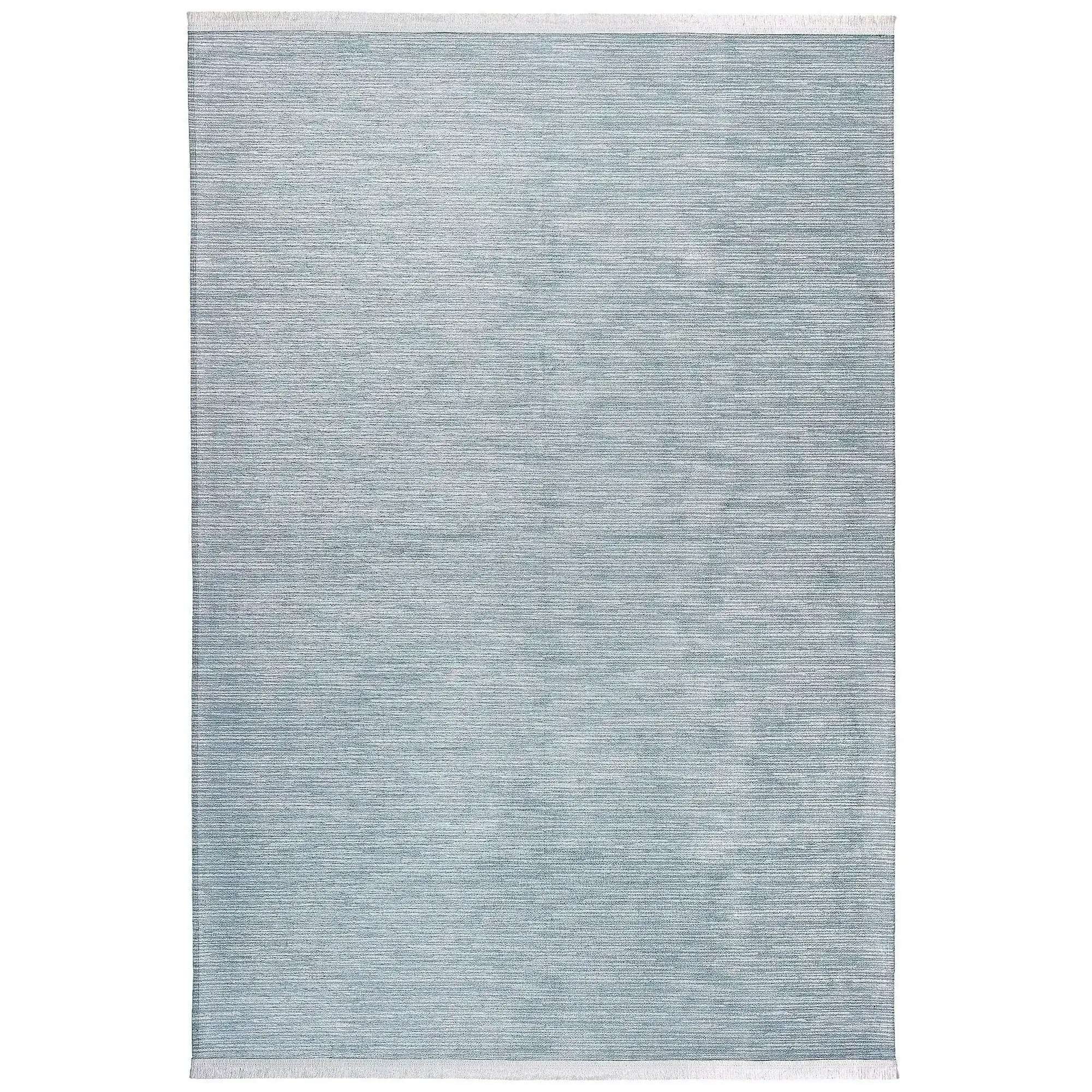 Covor 1198,  80x150 cm, forma dreptunghiulara, tesatura catifelata, albastru deschis