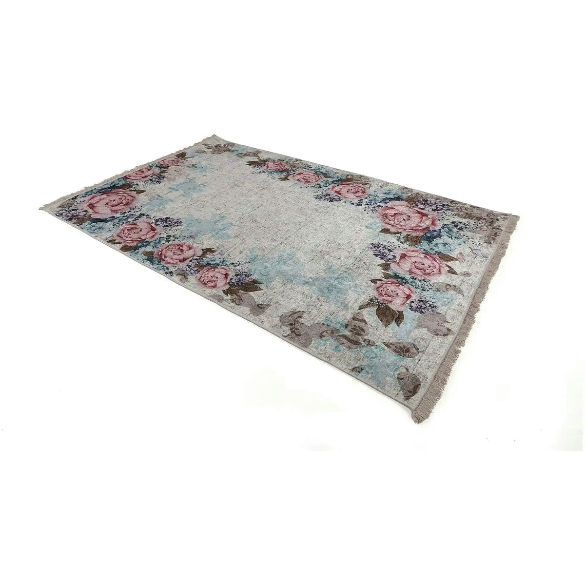 Covor, 120x180 cm, forma dreptunghiulara, poliester, multicolor, ASR CRPT-149