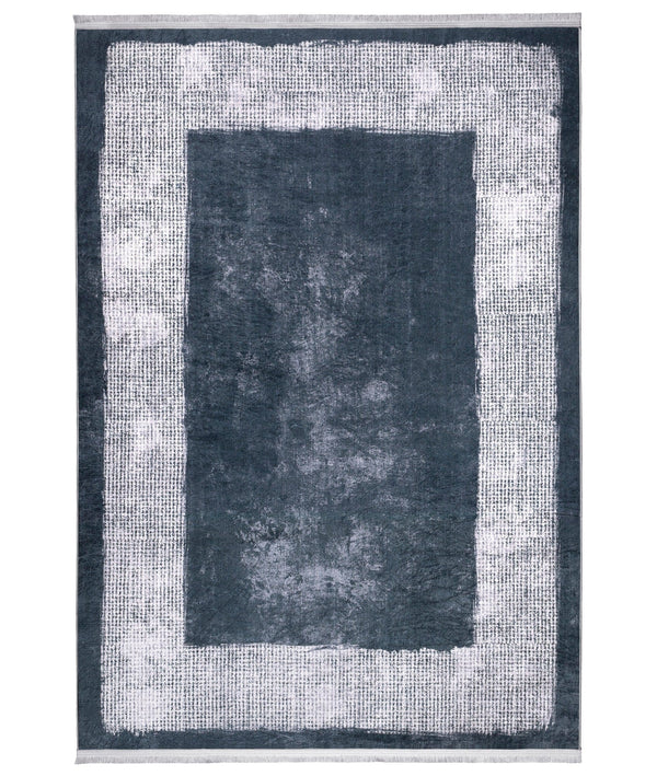 Covor 1501, 80x150 cm, forma dreptunghiulara, tesatura catifelata, multicolor