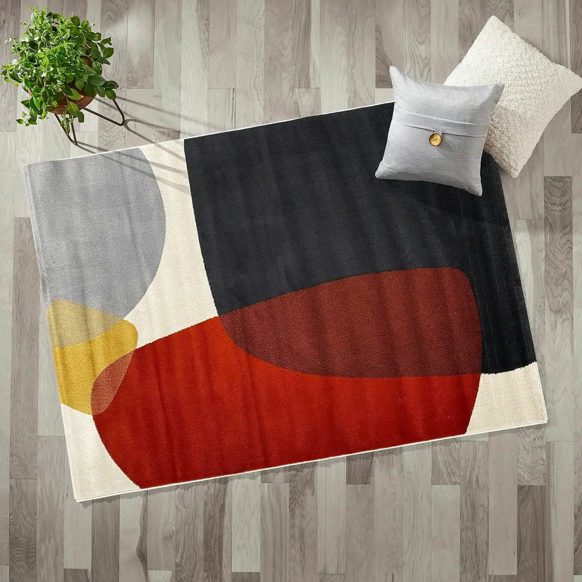 Covor, 150x230 cm, forma dreptunghiulara, polipropilena, multicolor, GR316