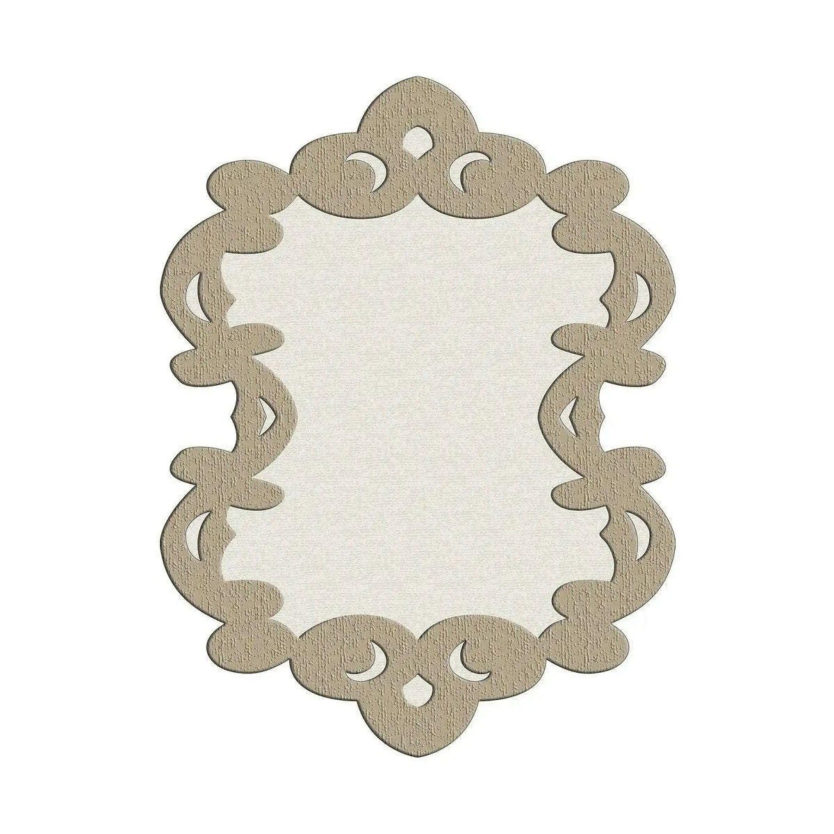 Covor, 160x230 cm, forma atipica, poliester, bej, ALN600FG416BJ07