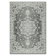 Covor, 160x230 cm, forma dreptunghiulara, material poliester, gri, ASR CRPT-68