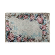 Covor, 160x230 cm, forma dreptunghiulara, tesatura de catifea/bumbac, multicolor, ELS1821