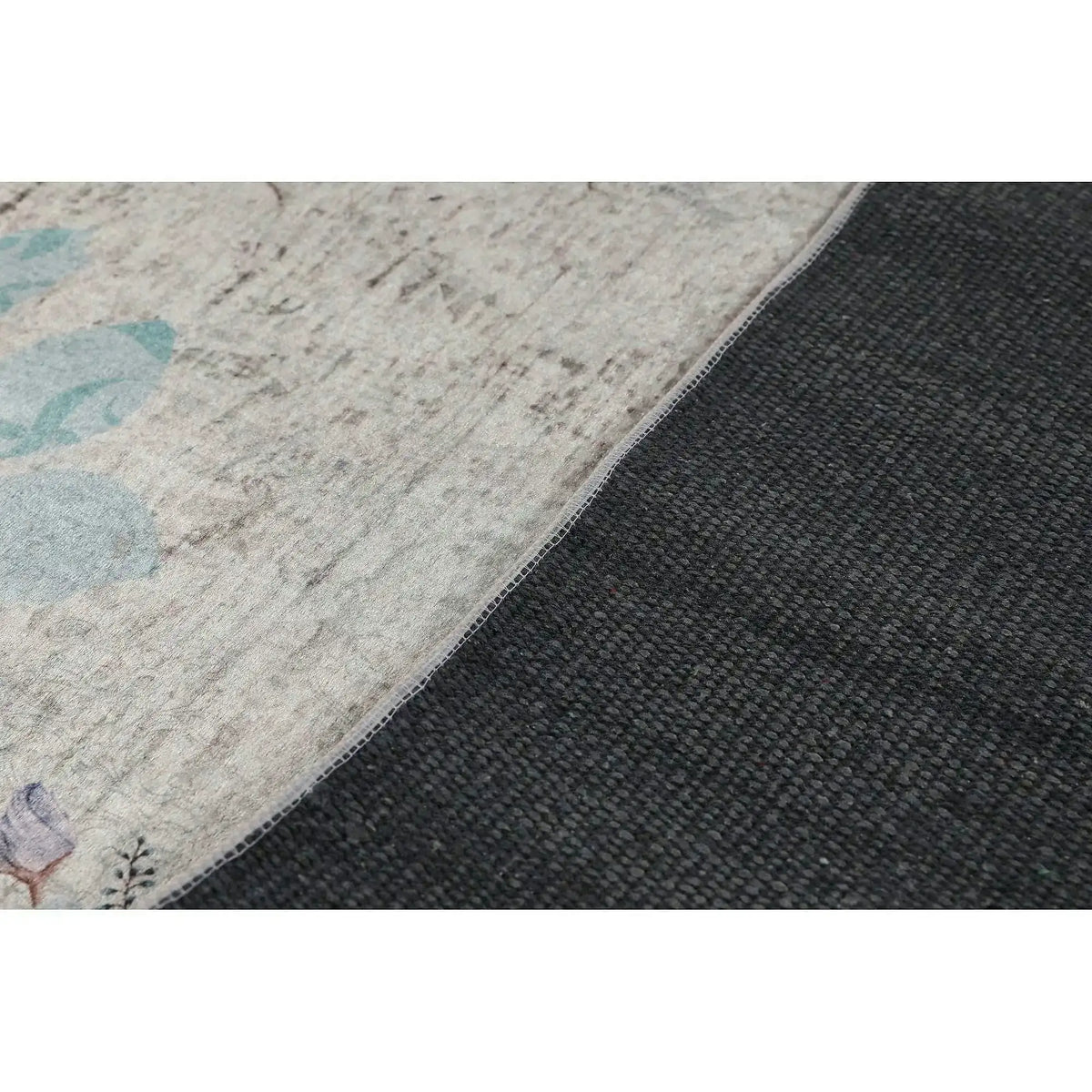 Covor, 160x230 cm, forma dreptunghiulara, tesatura de catifea/bumbac, multicolor, ELS1821