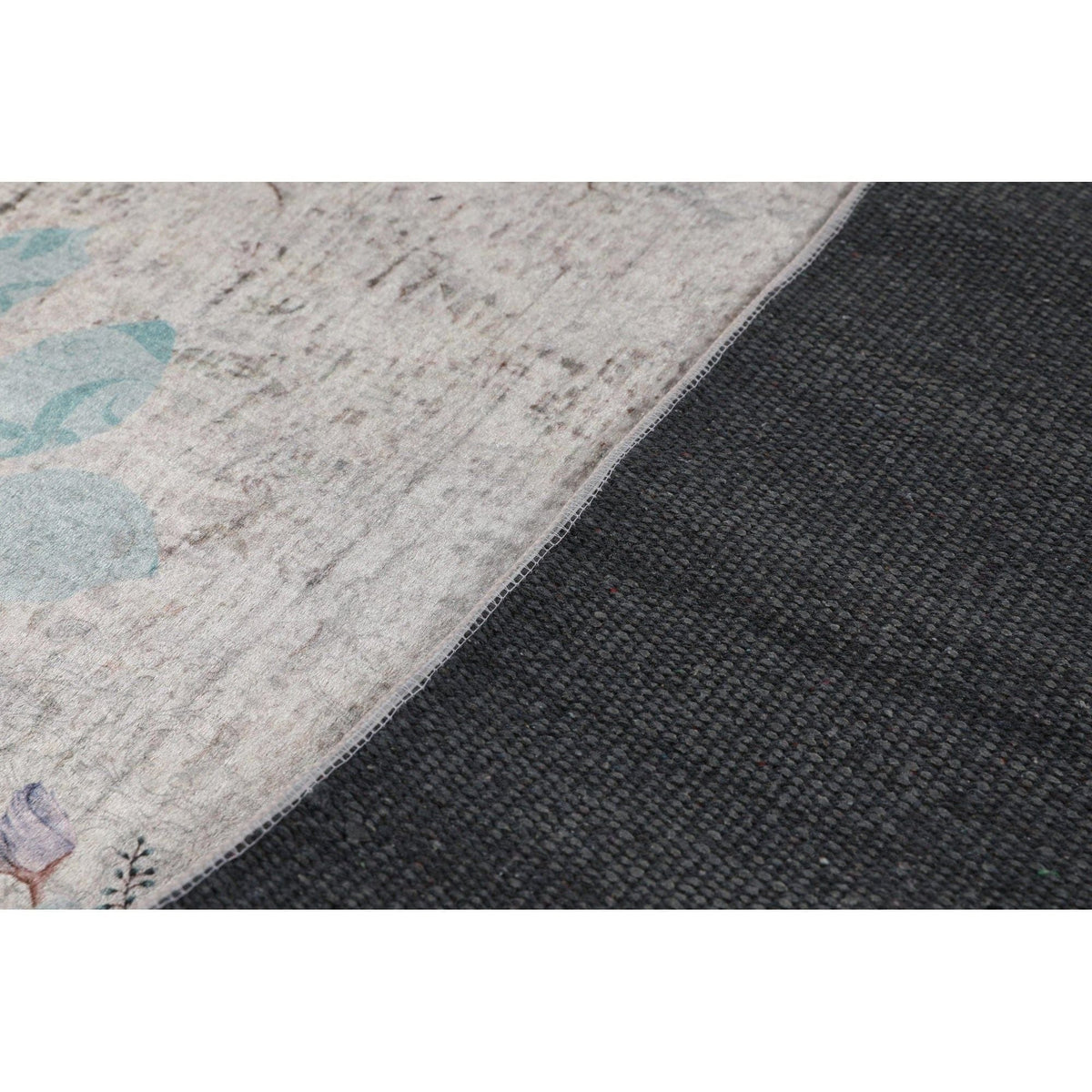 Covor, 160x230 cm, forma dreptunghiulara, tesatura de catifea/bumbac, multicolor, ELS1821