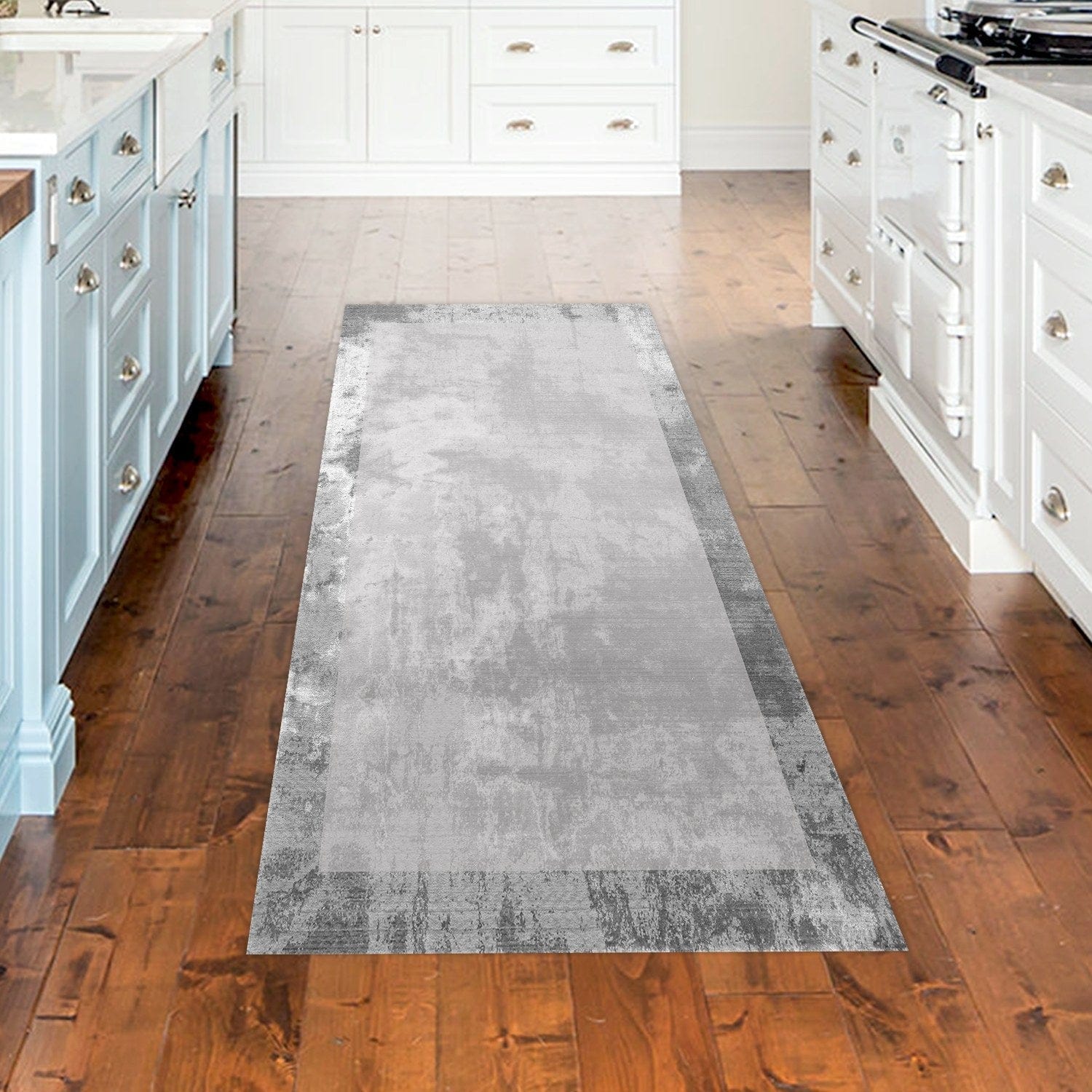 Covor 1921 - V2, 80x120 cm, forma dreptunghiulara, poliester, gri