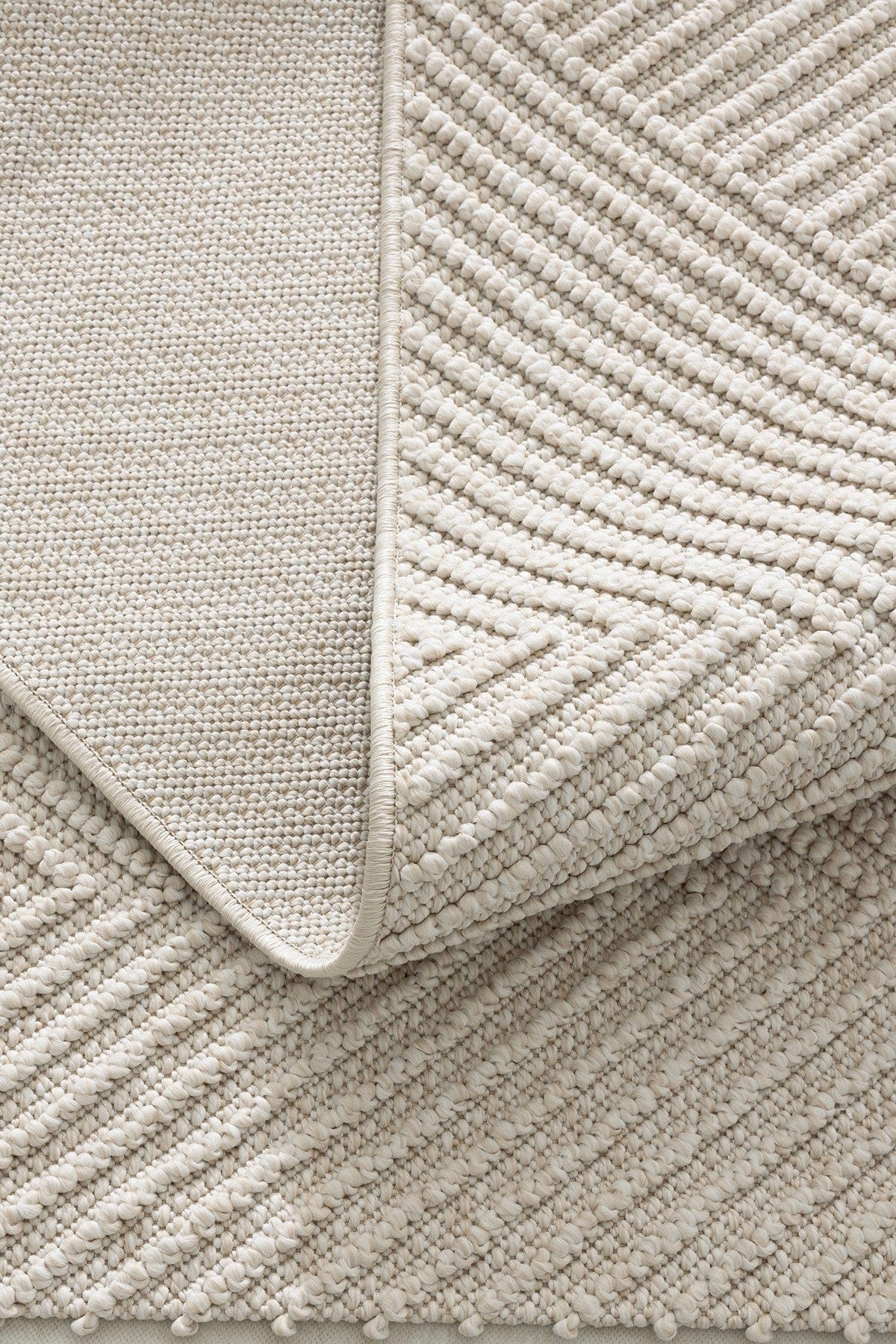 Covor 19270A, 60x100 cm, forma dreptunghiulara, polipropilena, crem
