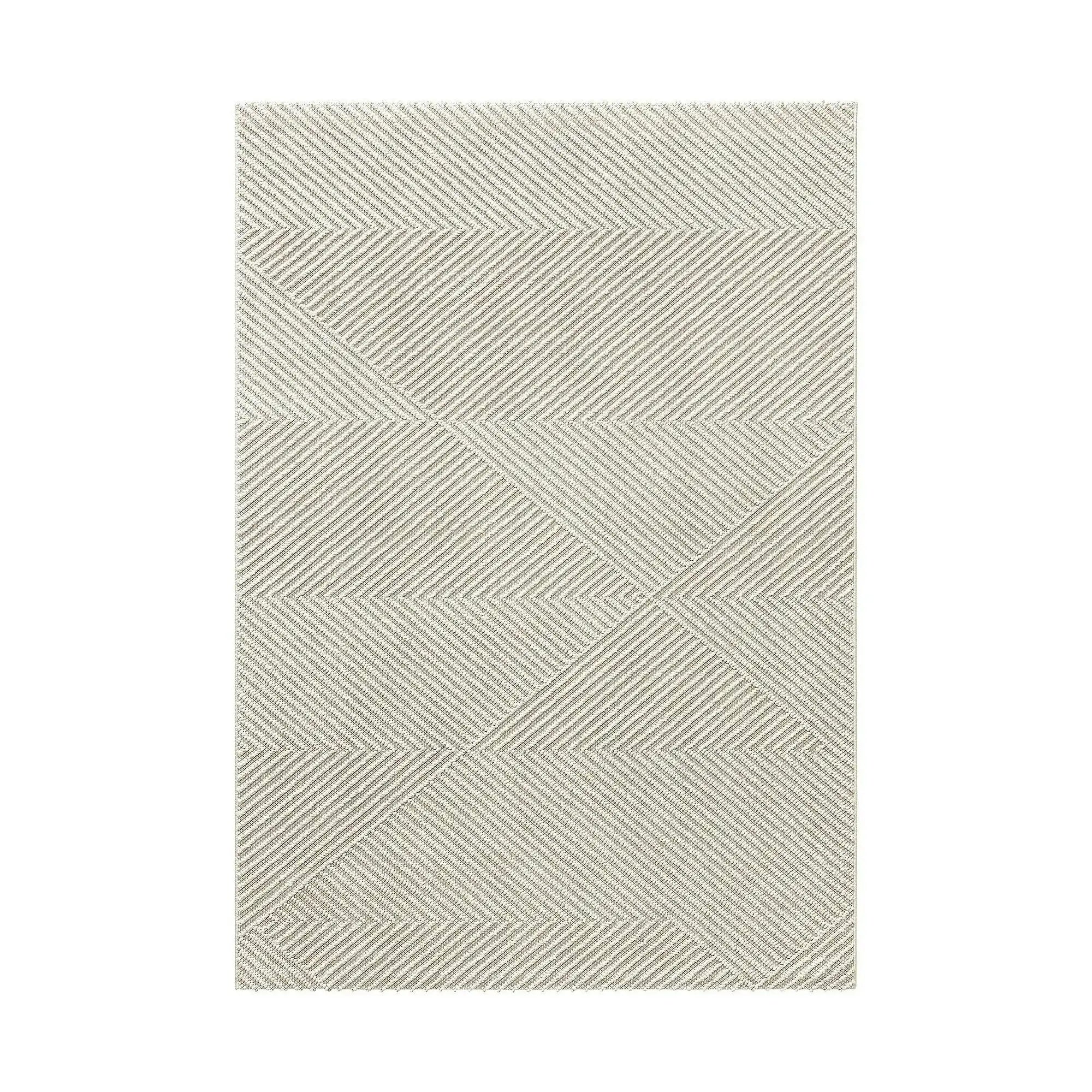Covor 19270A, 60x100 cm, forma dreptunghiulara, polipropilena, crem