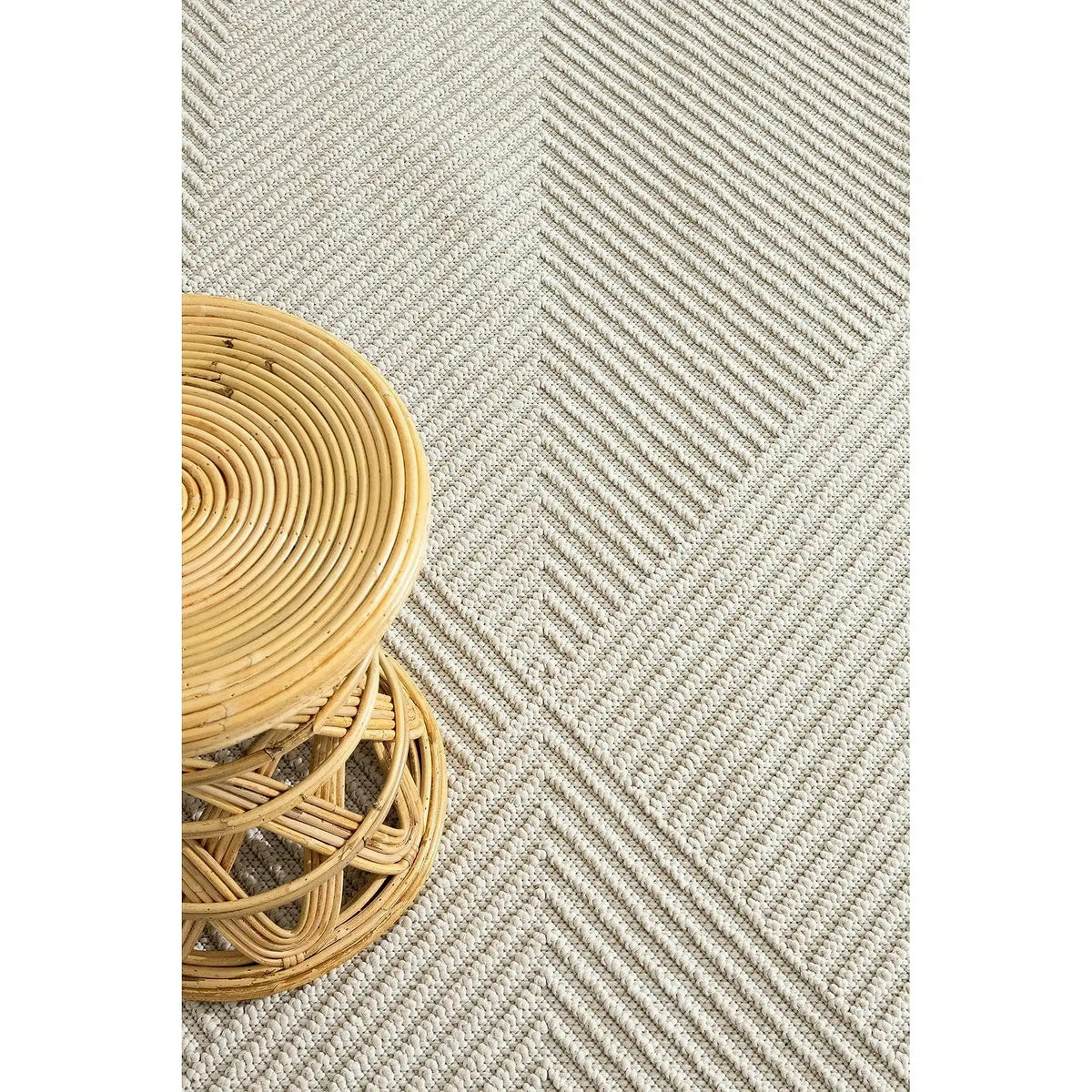 Covor 19270A, 60x100 cm, forma dreptunghiulara, polipropilena, crem