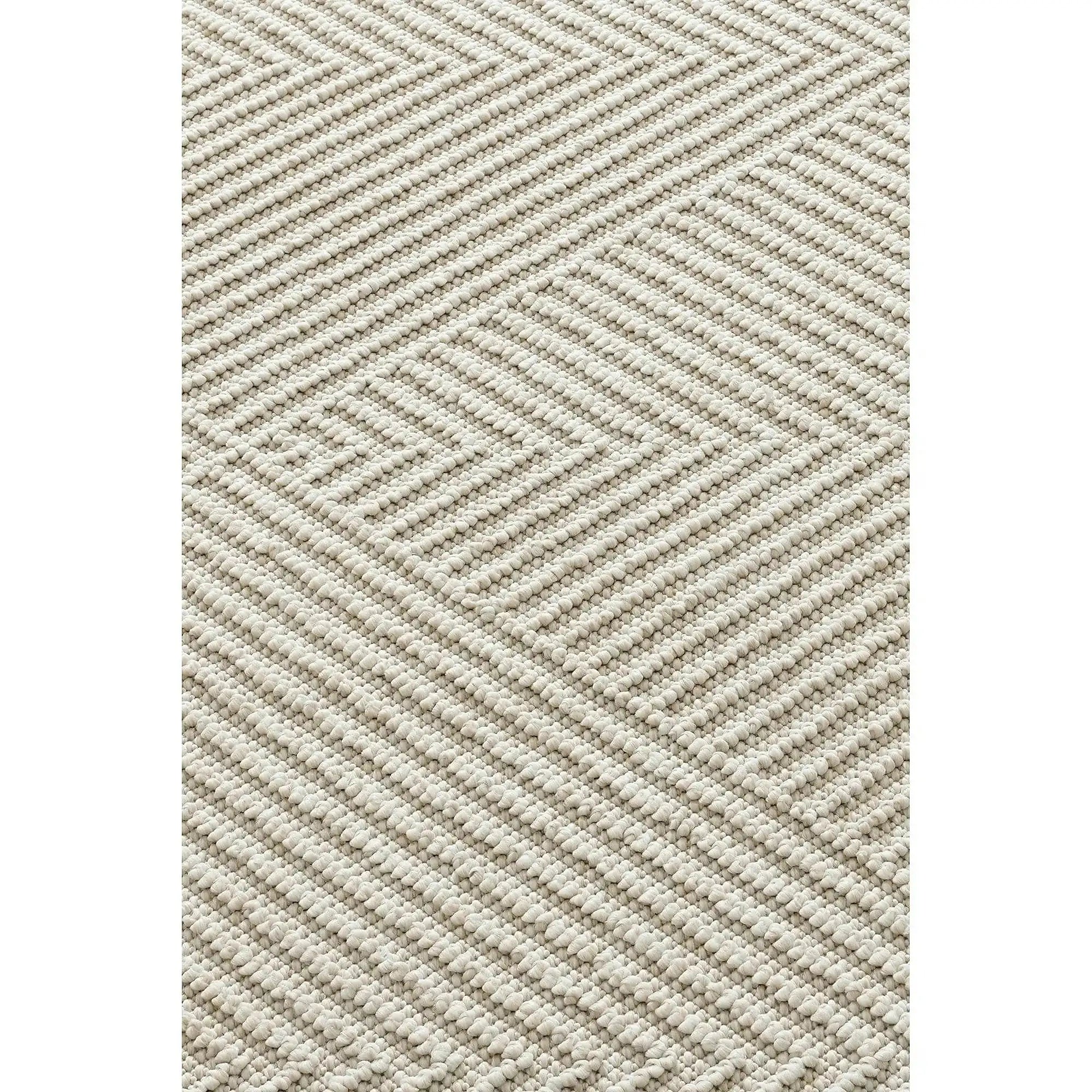 Covor 19270A, 60x100 cm, forma dreptunghiulara, polipropilena, crem
