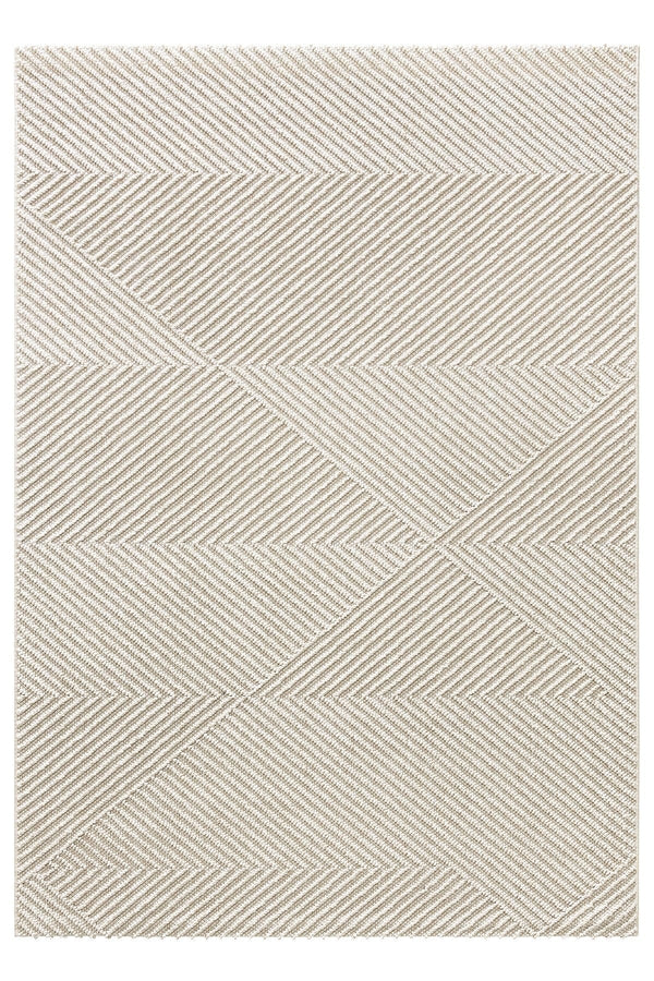 Covor 19270A, 60x100 cm, forma dreptunghiulara, polipropilena, crem