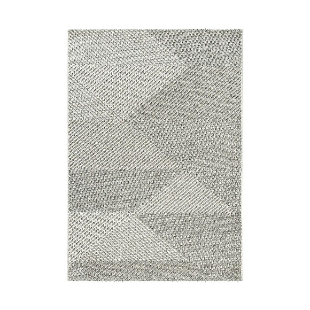 Covor 19270A, 60x100 cm, forma dreptunghiulara, polipropilena, gri/crem