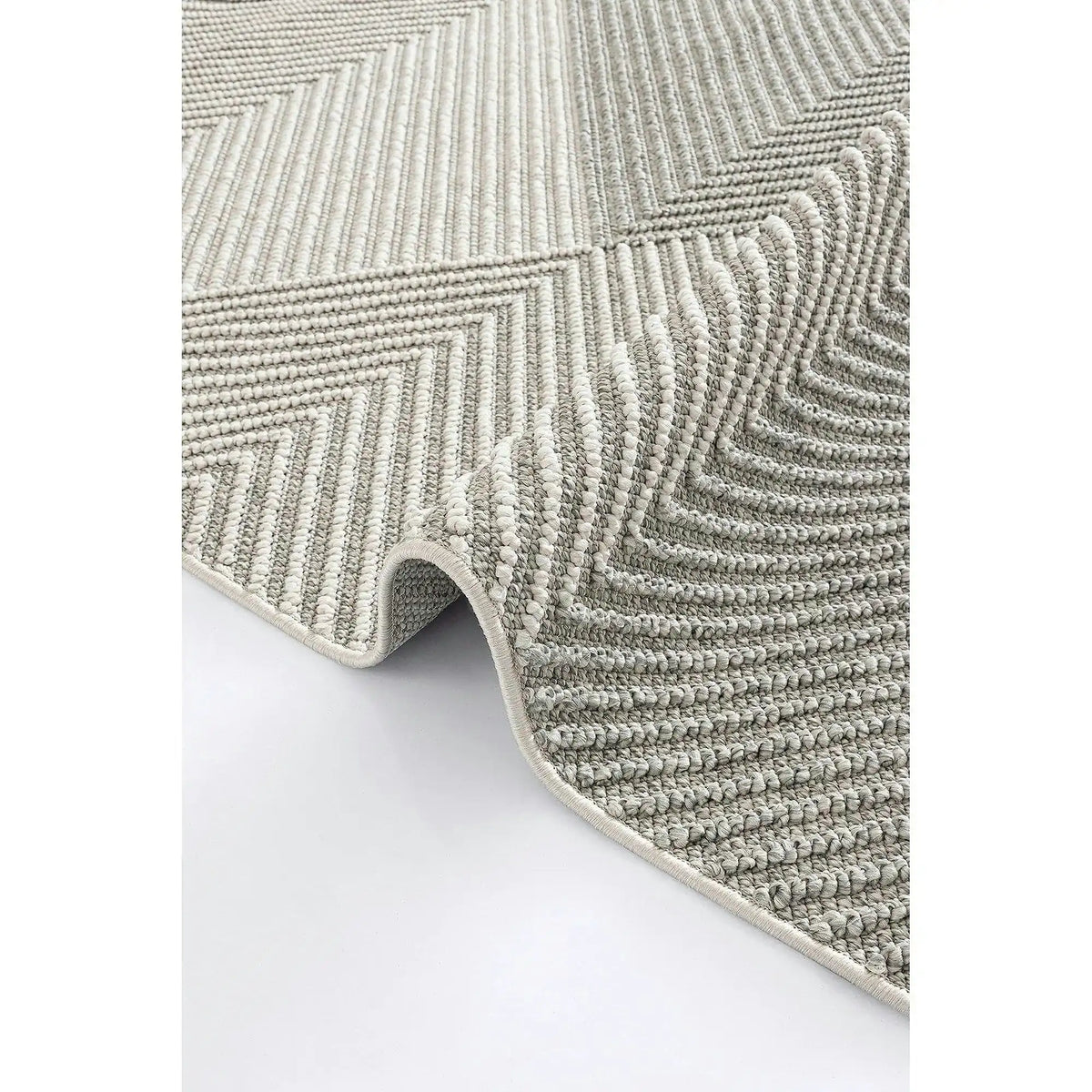 Covor 19270A, 60x100 cm, forma dreptunghiulara, polipropilena, gri/crem