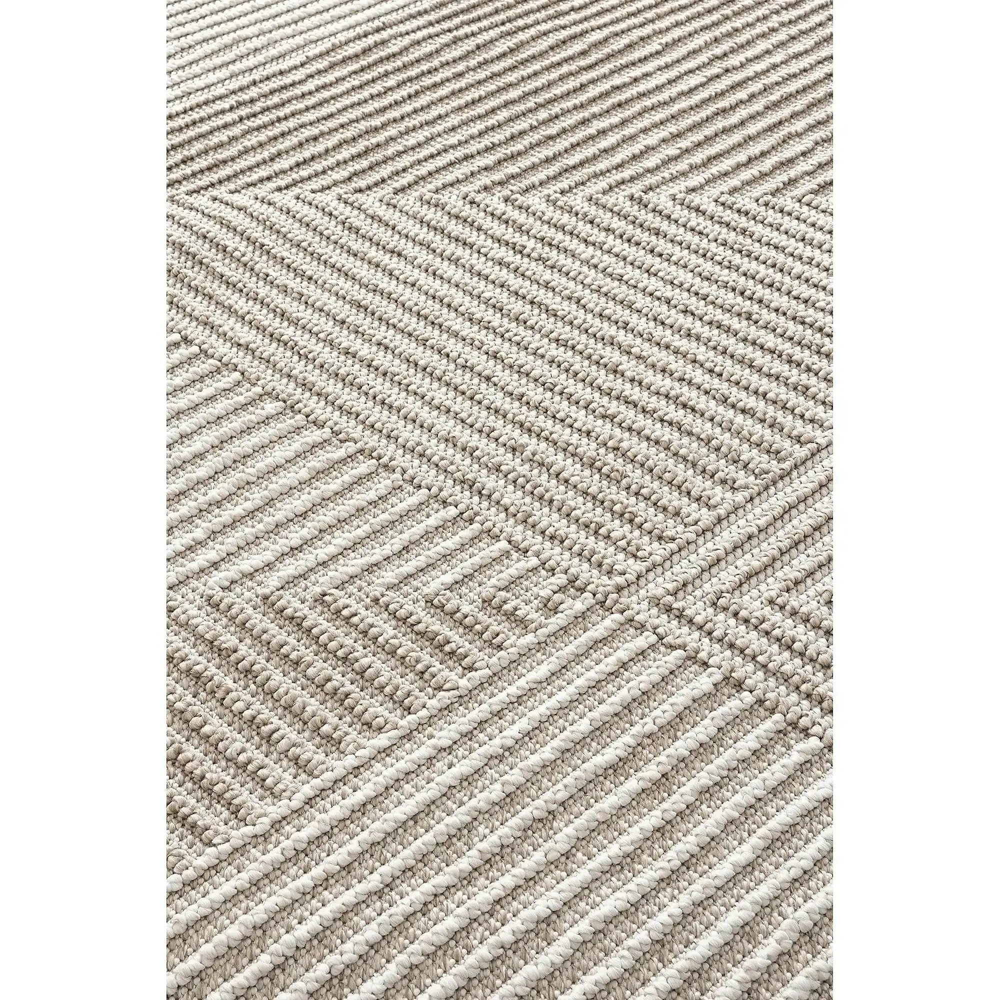 Covor 19270A, 80x150 cm, forma dreptunghiulara, polipropilena, bej/crem