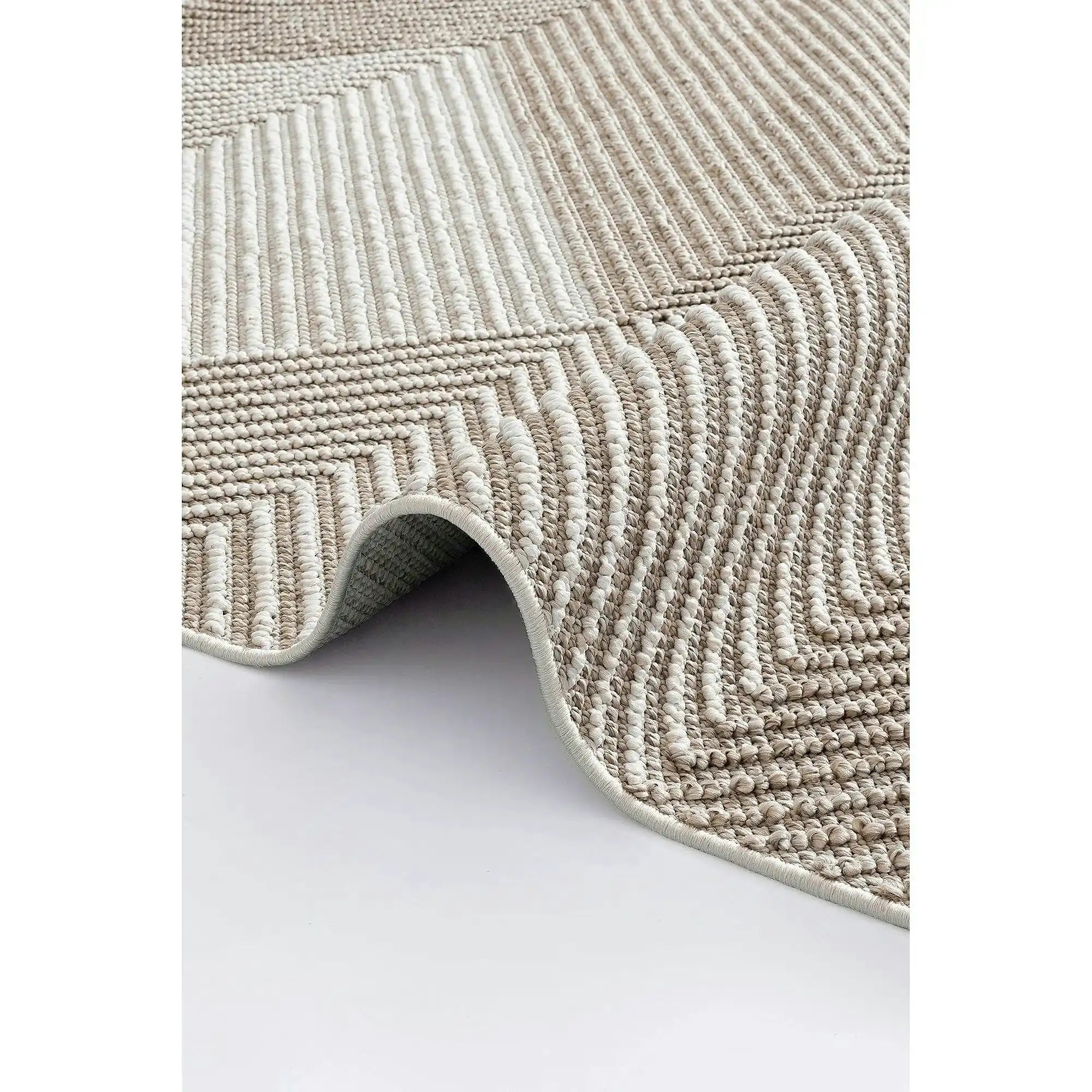 Covor 19270A, 80x150 cm, forma dreptunghiulara, polipropilena, bej/crem